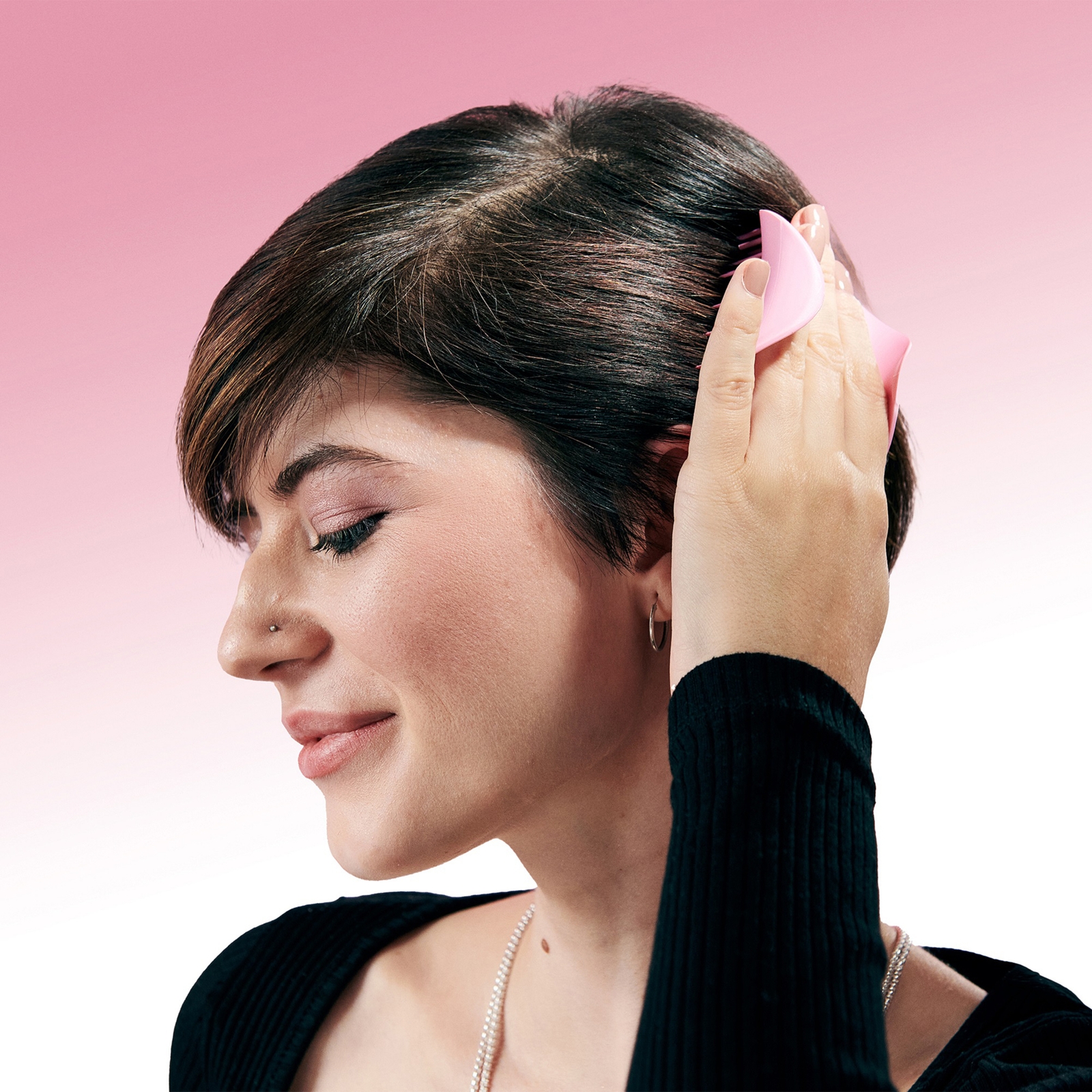 Thumbnail - Tangle Teezer The Scalp Exfoliator and Massager - Pretty Pink