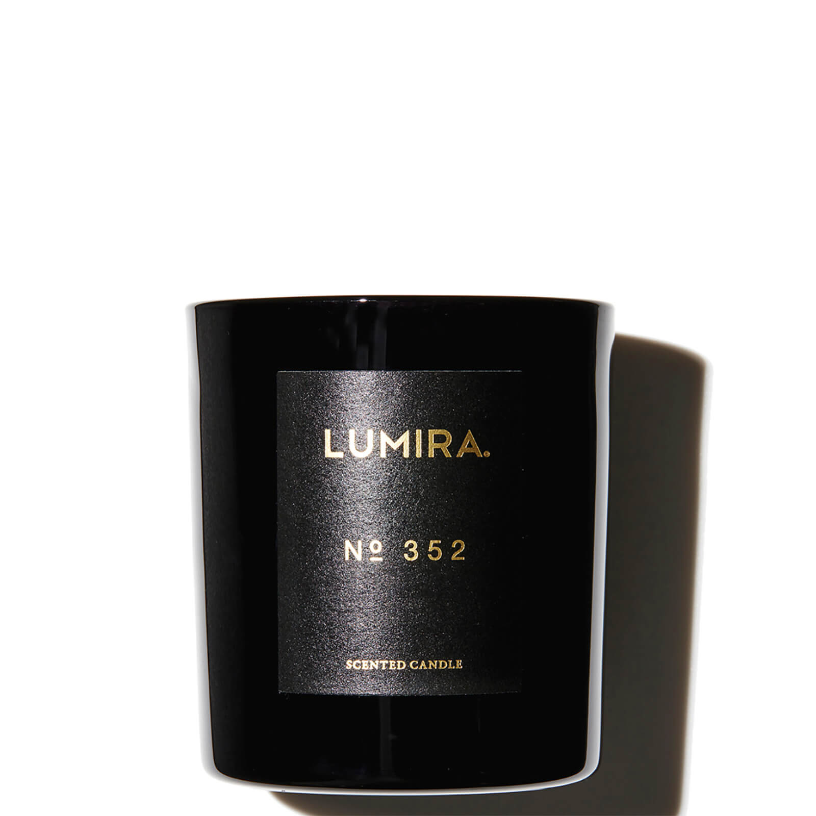Lumira No.352 Leather And Cedar Black Candle 300g