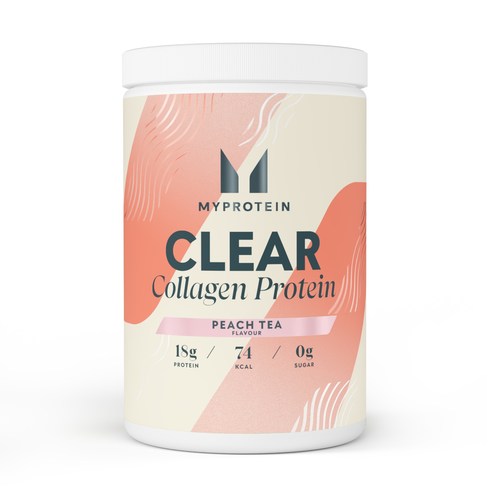 Embalagem de Pó de Colagénio - 30servings - Chá de Pêssego