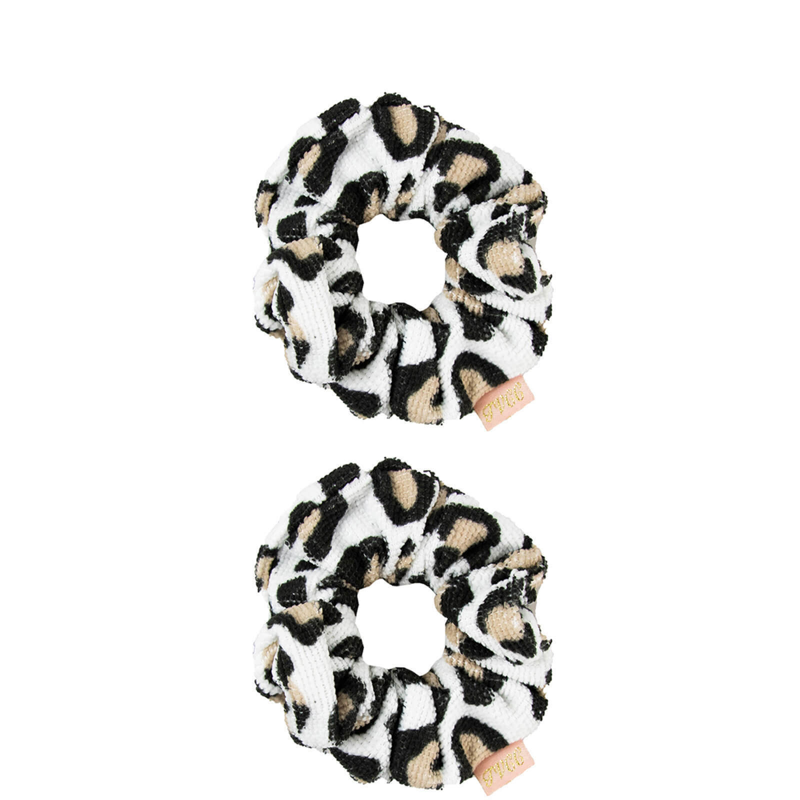 Elastici per Capelli Shower Microfibre- Leopard Print The Vintage Cosmetic Company (2 Pack)