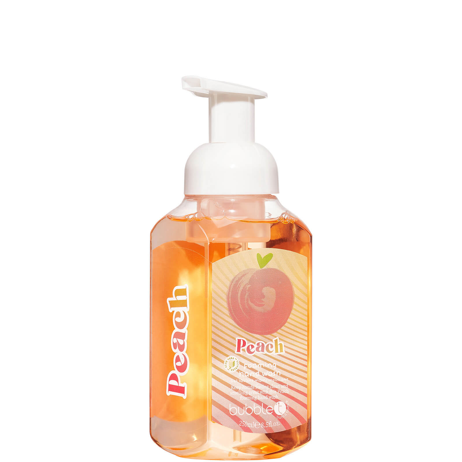 Bubble T Cosmetics Foaming Hand Wash - Peach 250ml