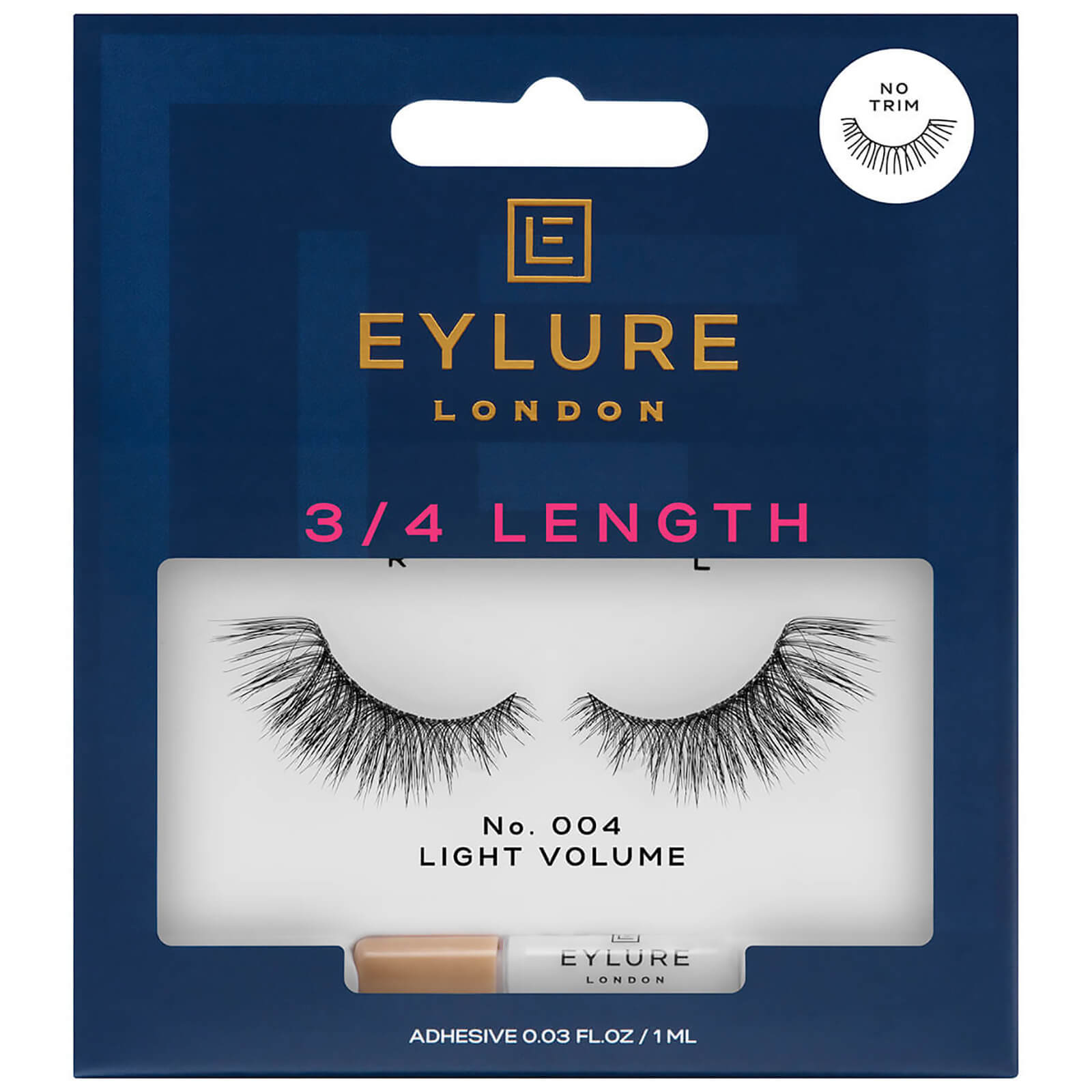 Photos - Eye / Eyebrow Pencil Eylure False Lashes - 3/4 Length No. 004 70123K 