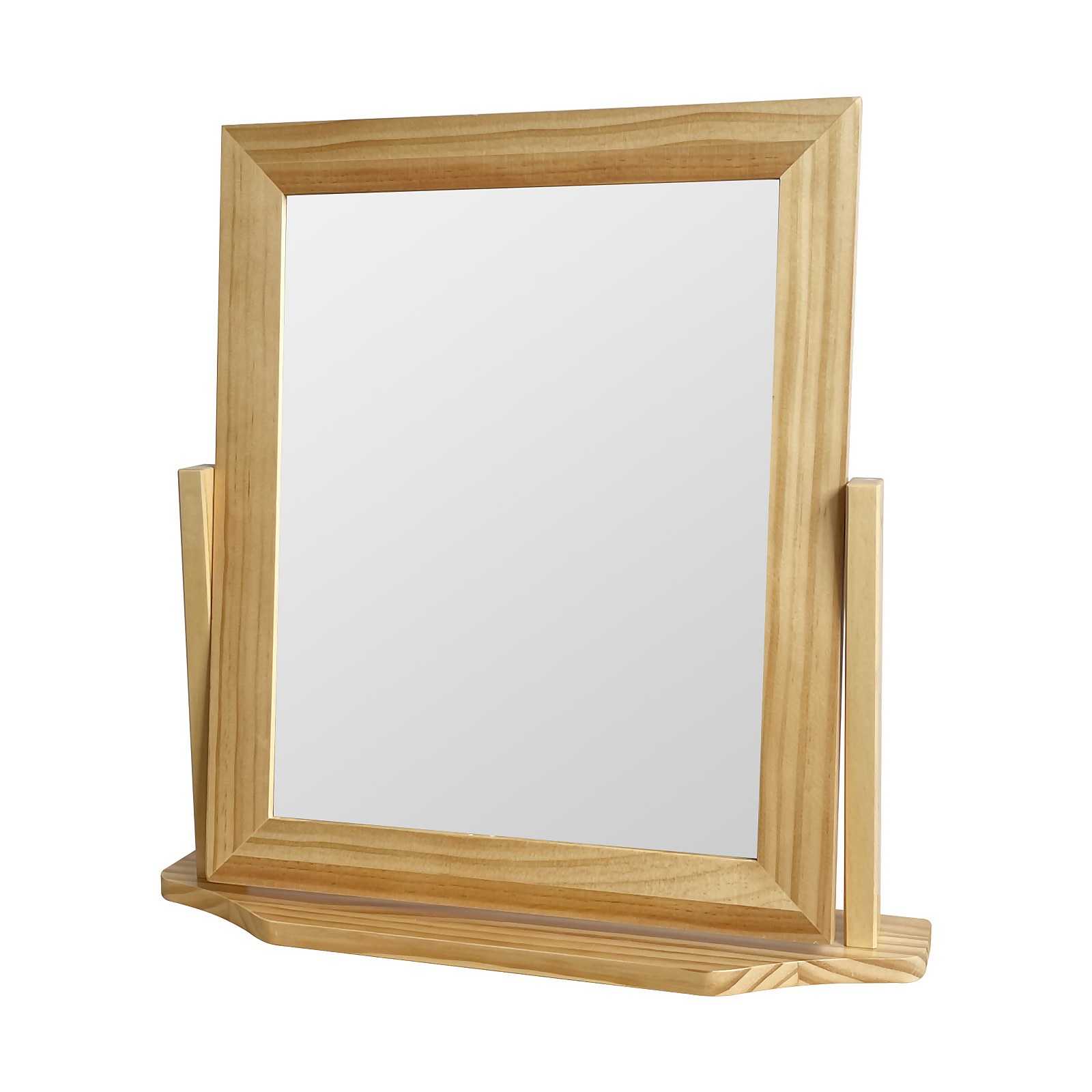 Photo of Square Dressing Table Mirror - Pine
