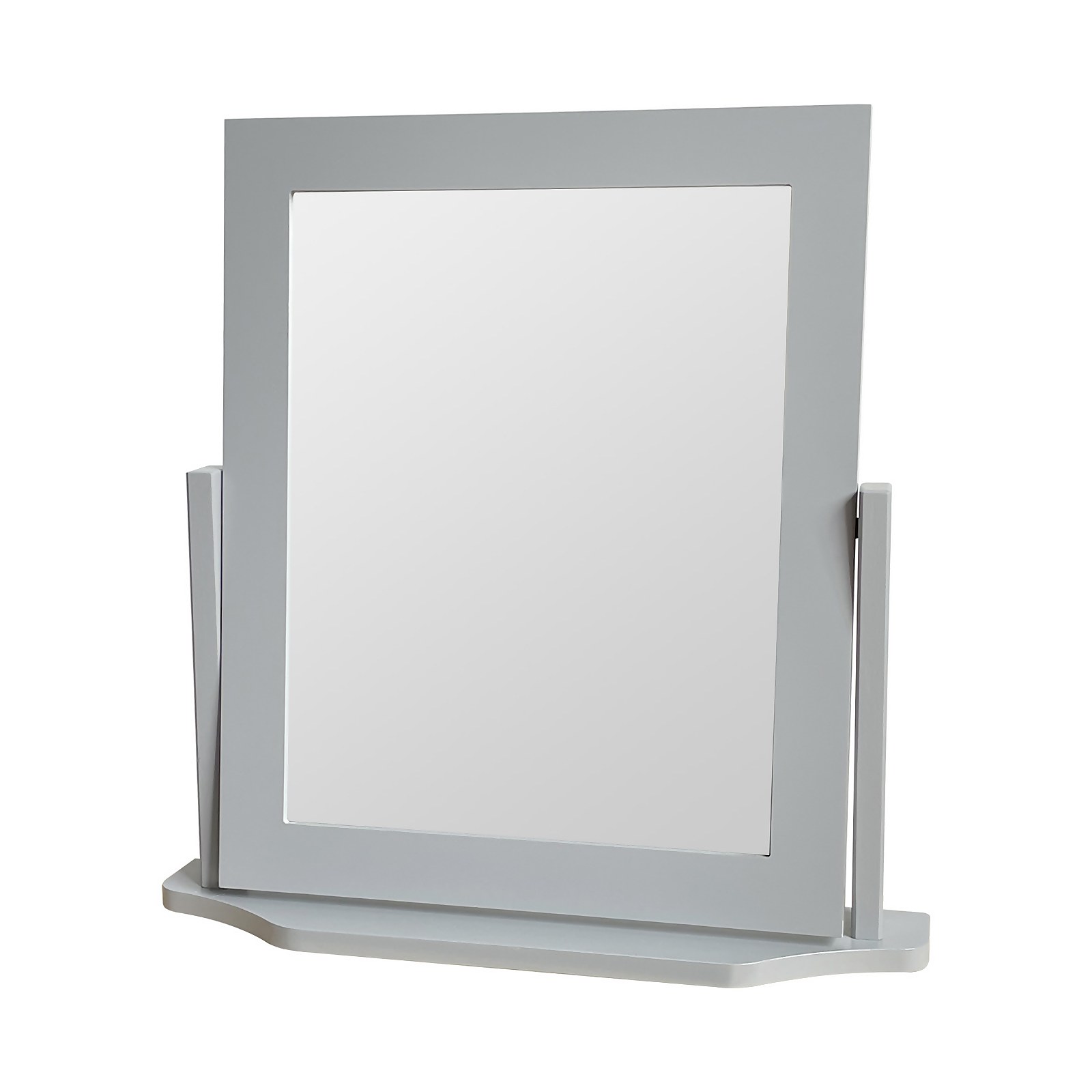 Photo of Square Dressing Table Mirror - Grey