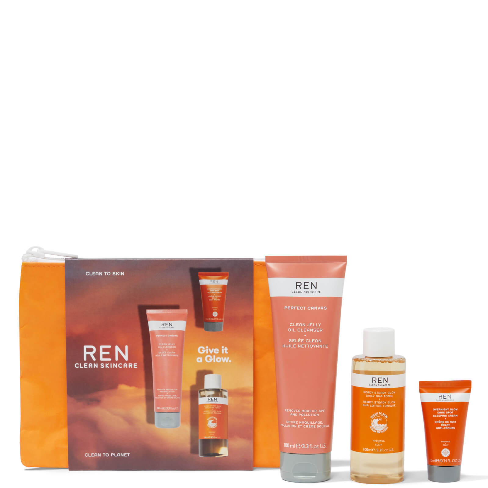 

REN Clean Skincare Give It a Glow Set