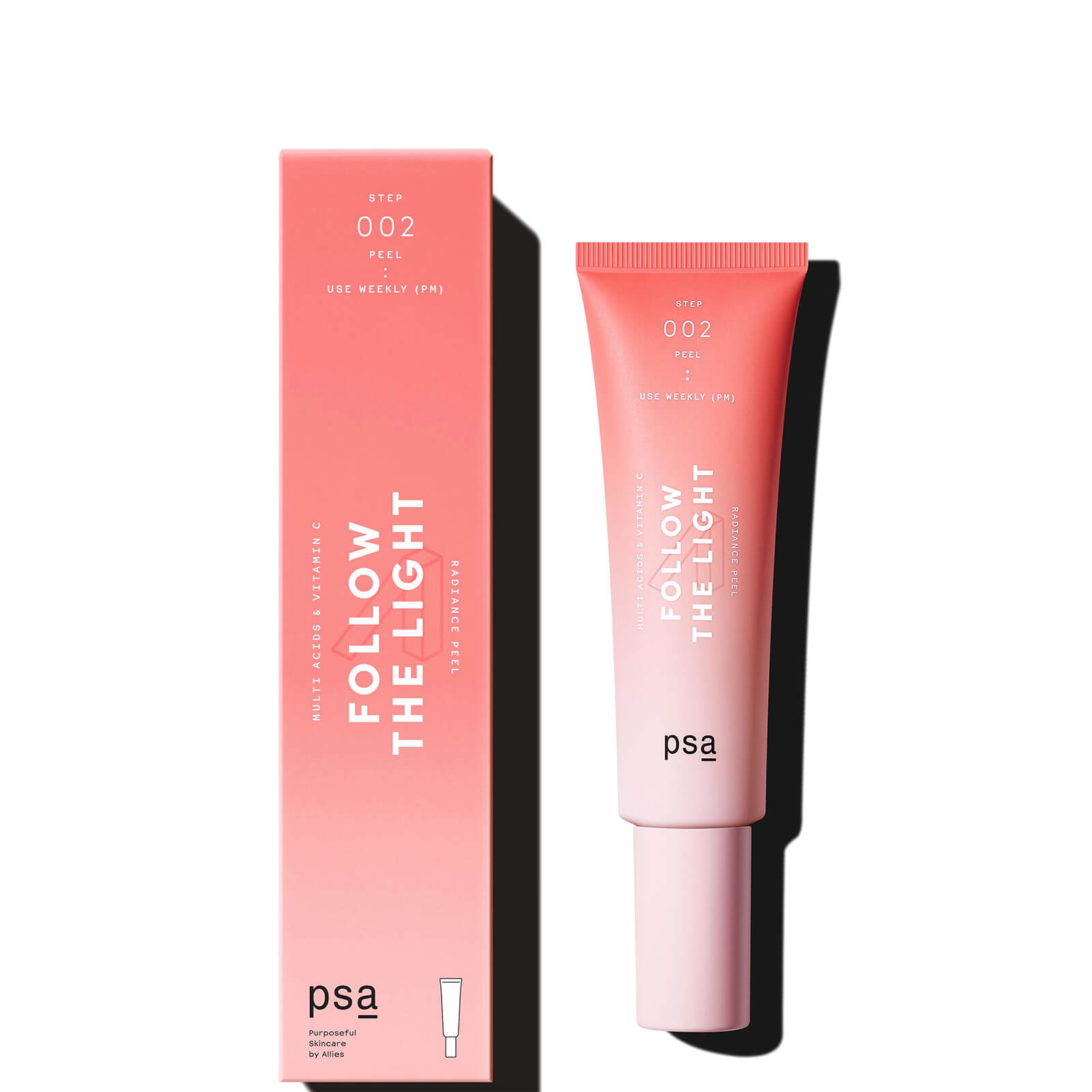 PSA SKIN Follow The Light Multi Acids and Vitamin C Radiance Peel 50ml