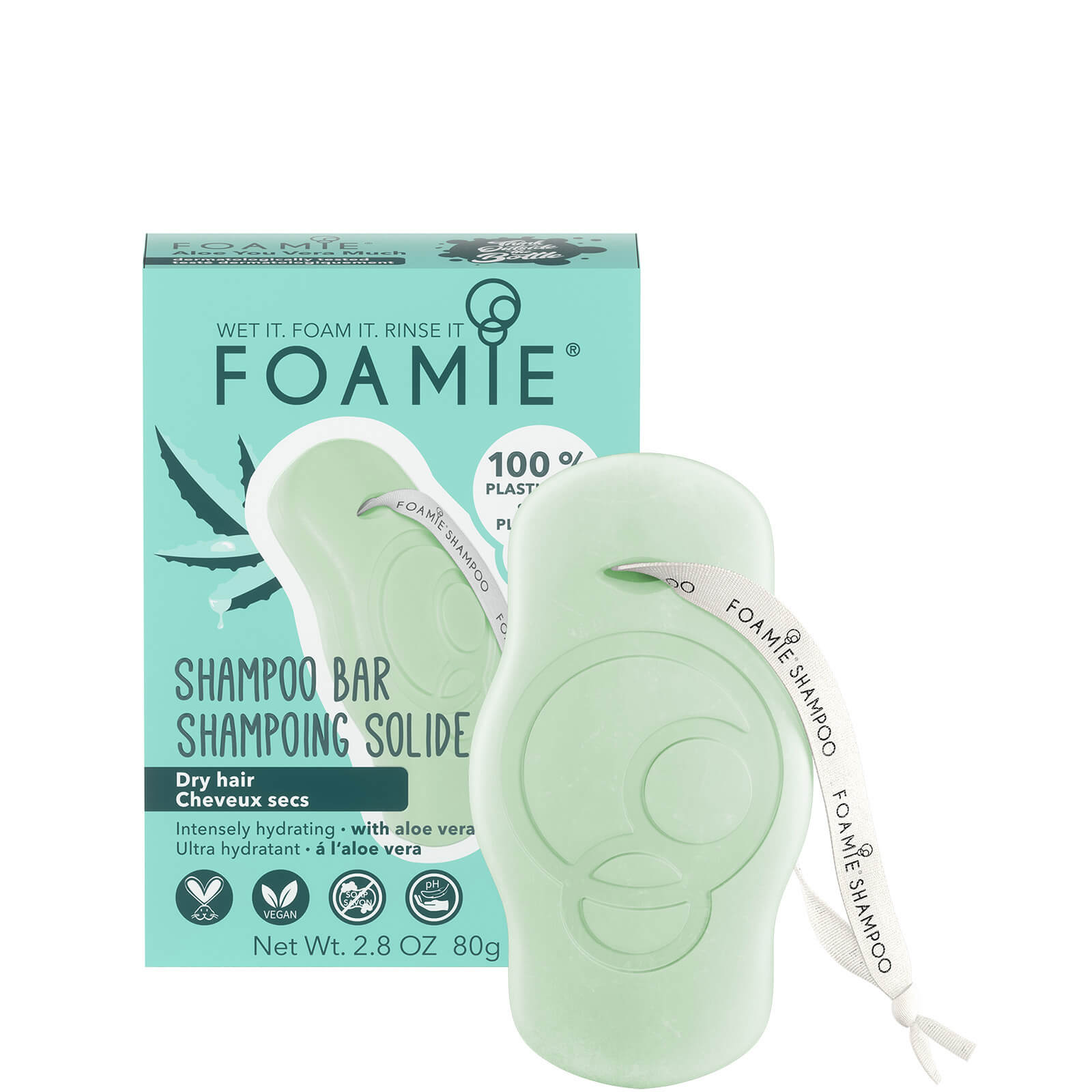 Foamie Shampoo Bar - Aloe Vera For Dry Hair