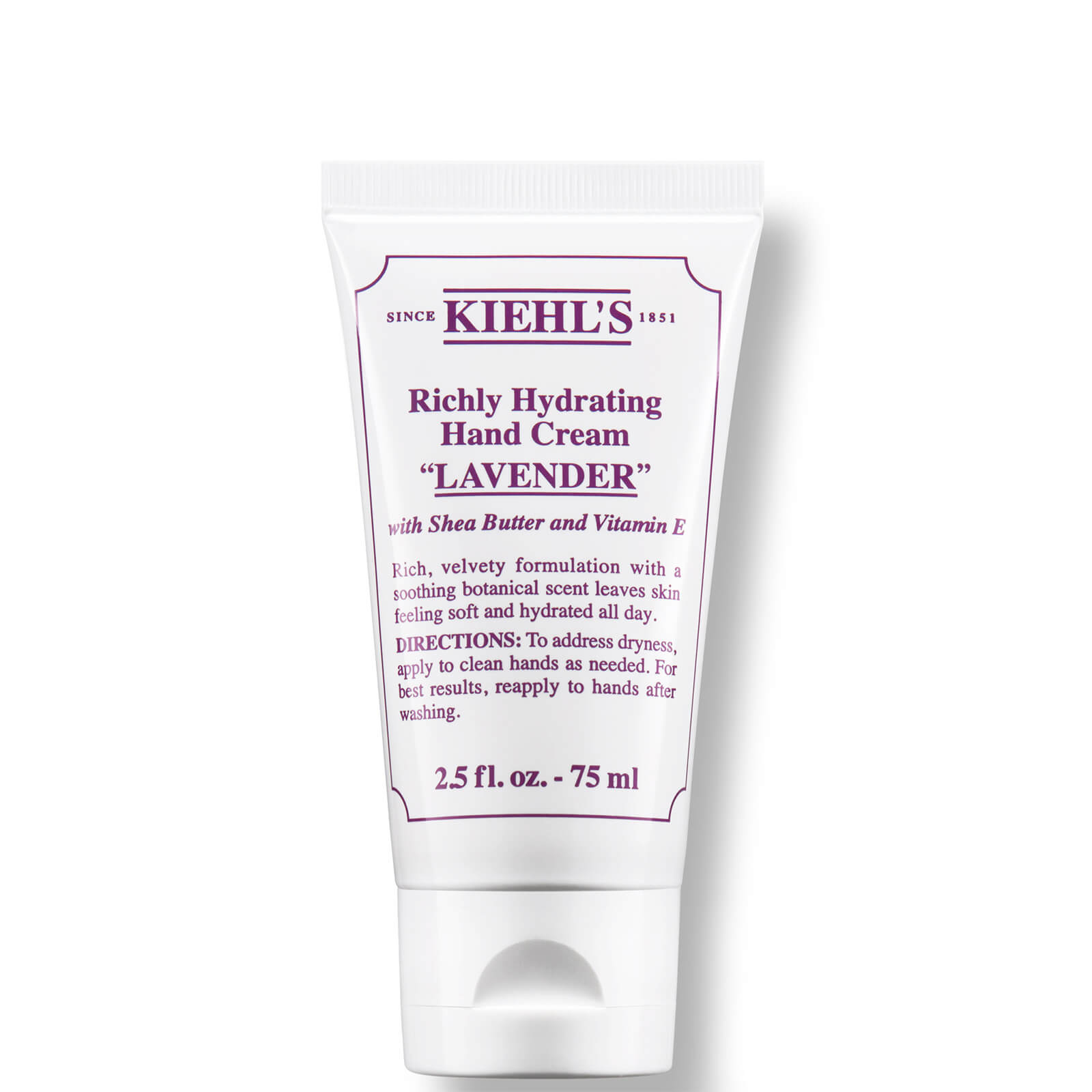Kiehl's Richly Hydrating Hand Cream 75ml (Various Options) - Lavender