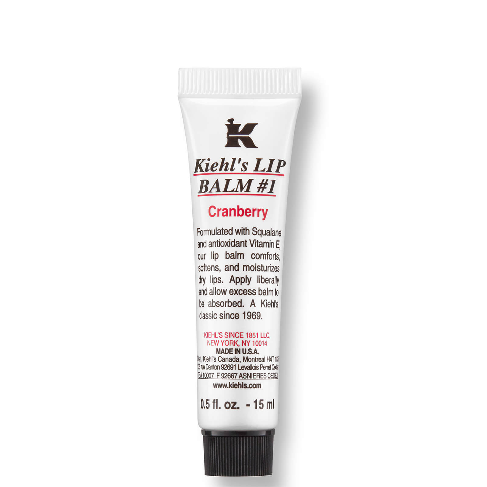 Kiehl's Scented Lip Balm 15ml (Various Options) - Cranberry