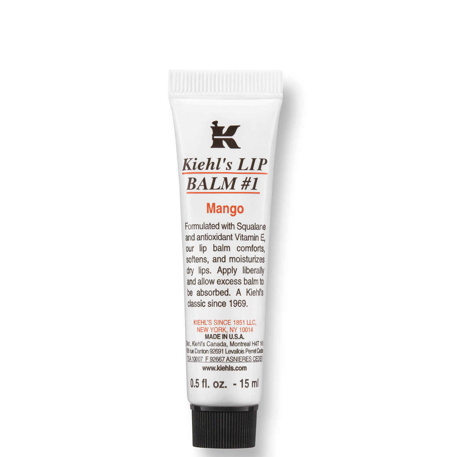 Kiehl's Scented Lip Balm 15ml (Various Options) - Mango