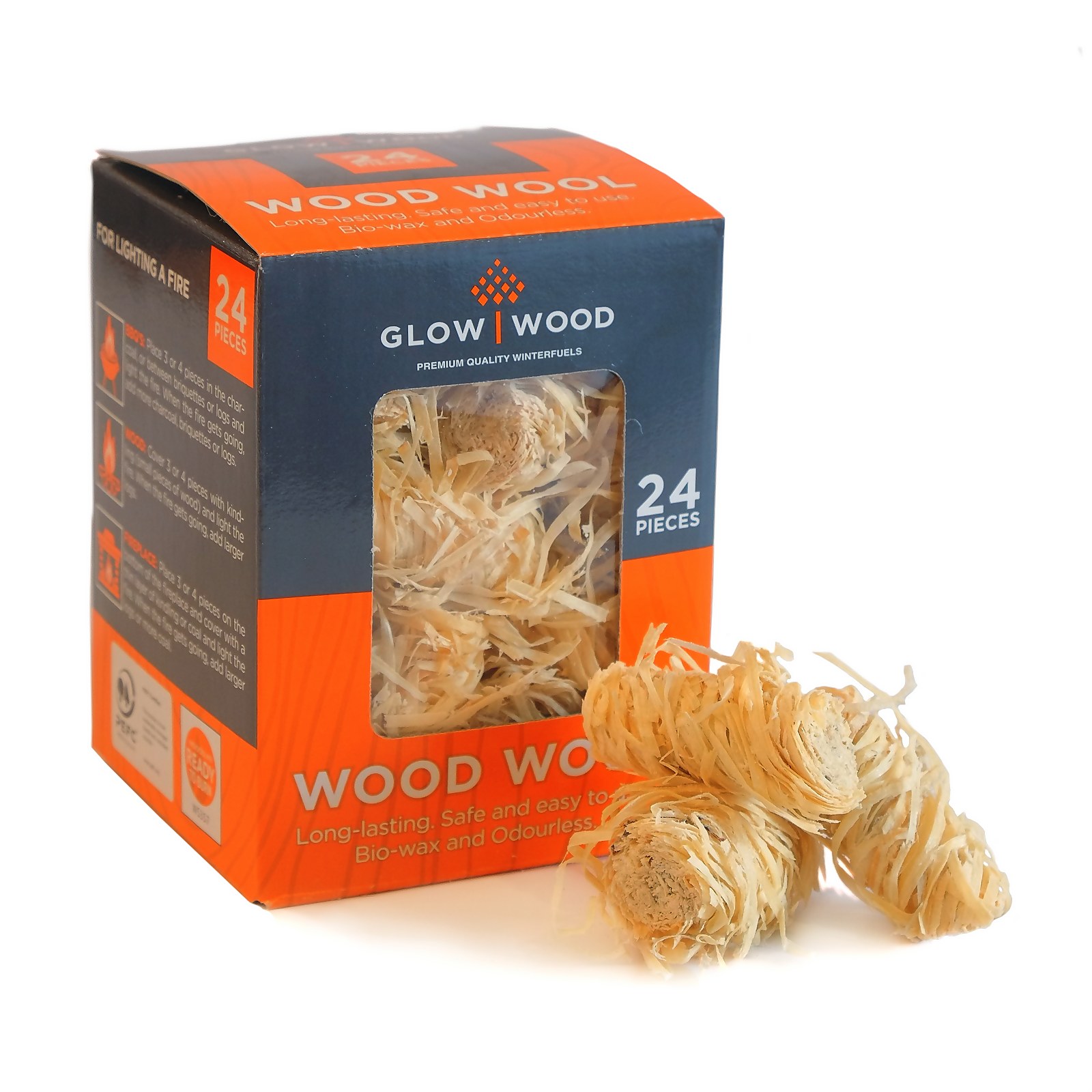 Photo of Glowwood Wood Wool Firelighter
