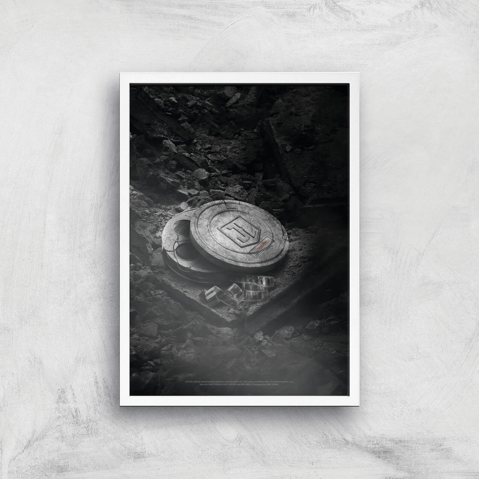 

Justice League Snyder Cut Film Reels Poster Giclee Art Print - A3 - White Frame