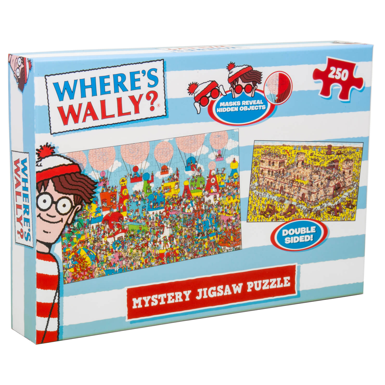 Image of Where's Wally Double Sided Mystery Jigsaw Puzzle 250pcs