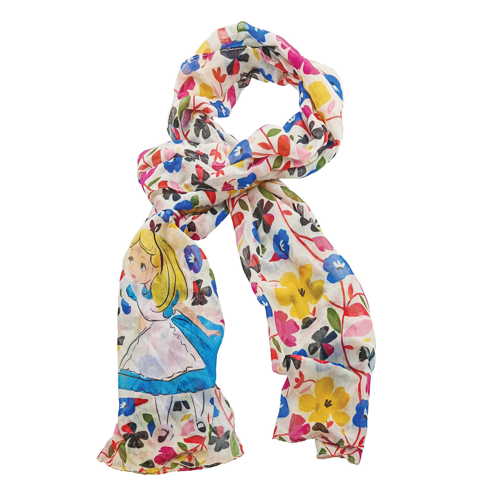 Bufanda de la Colección Disney Alicia en el País de las Maravillas