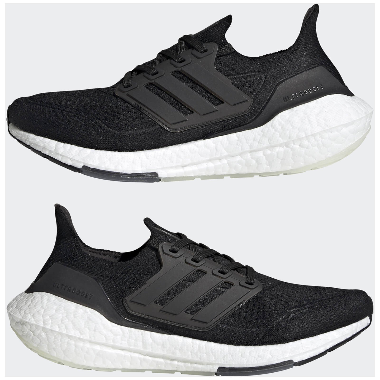 adidas Women's Ultra Boost 21 Running Shoes - Core Black/Core Black/Grey Four - US 7.5/UK 6