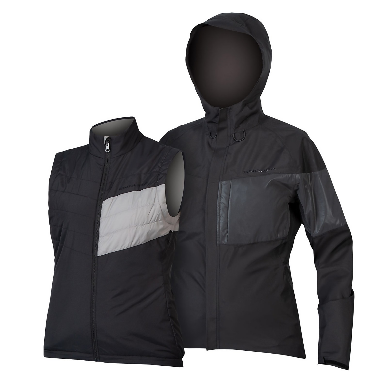 Endura Women's Urban Luminite PrimaLoft® 3-in-1 Jacket - Black | Extra 10% off first order.