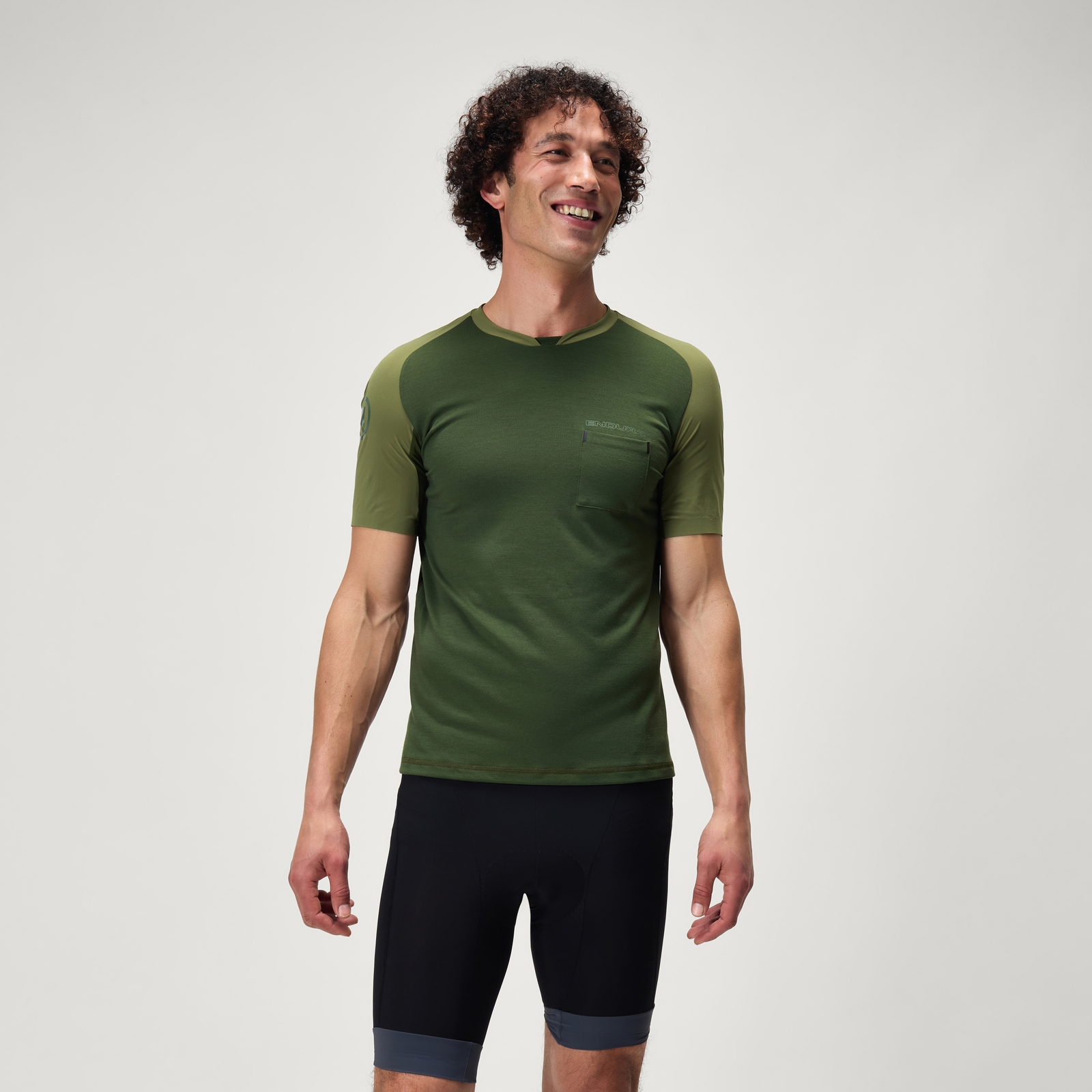 Endura Men's GV500 Foyle Tech Tee - Olive Green | Extra 10% off first order.