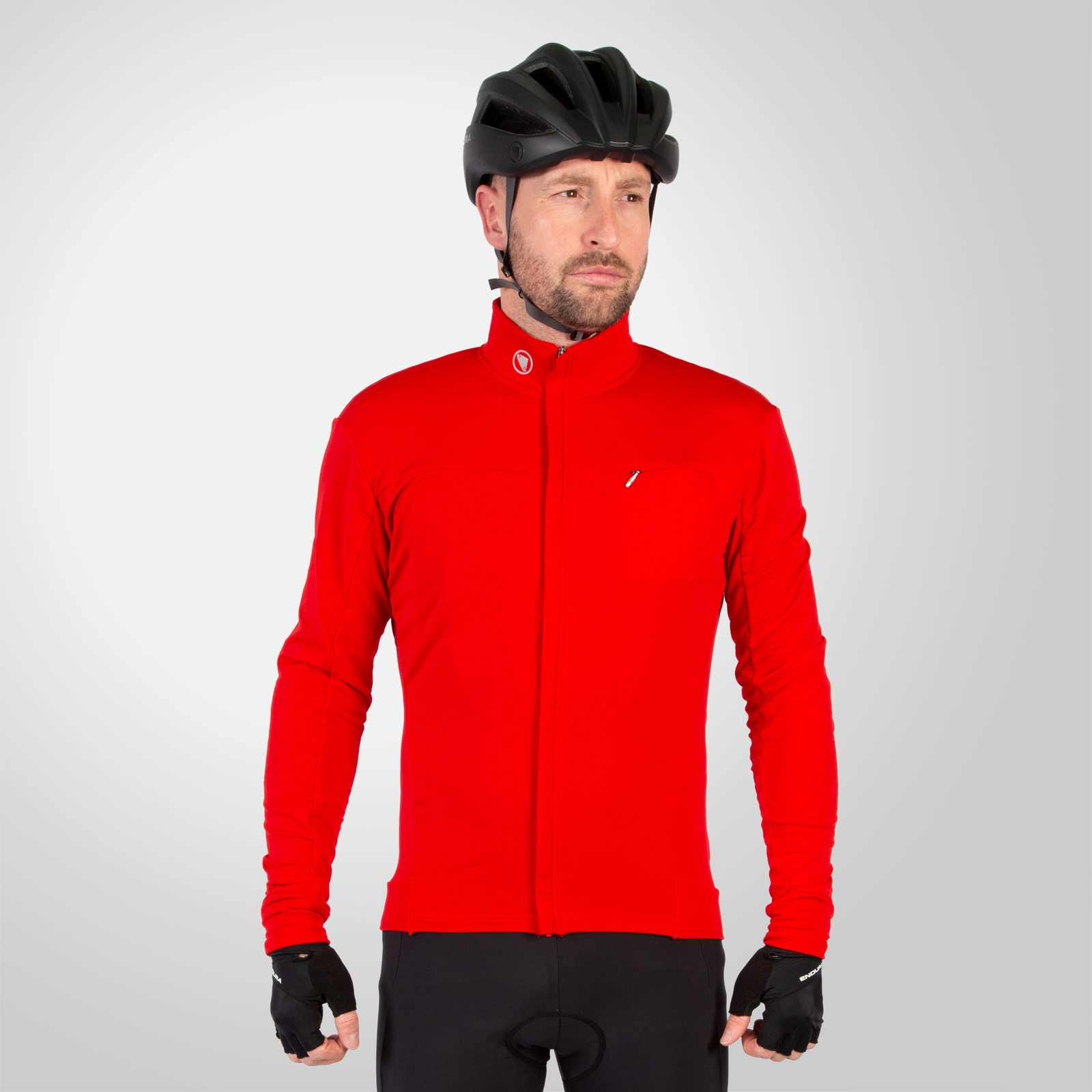 Endura Men's Xtract Roubaix L/S Jersey - Red | Extra 10% off first order.
