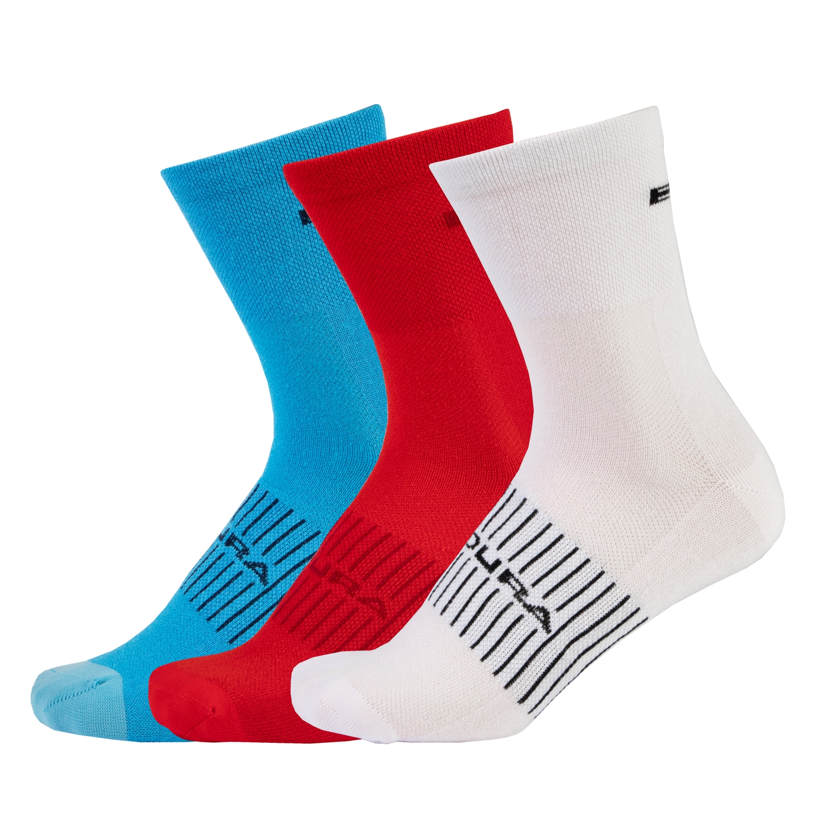 Endura Men's Coolmax® Race Sock (Triple Pack) - White