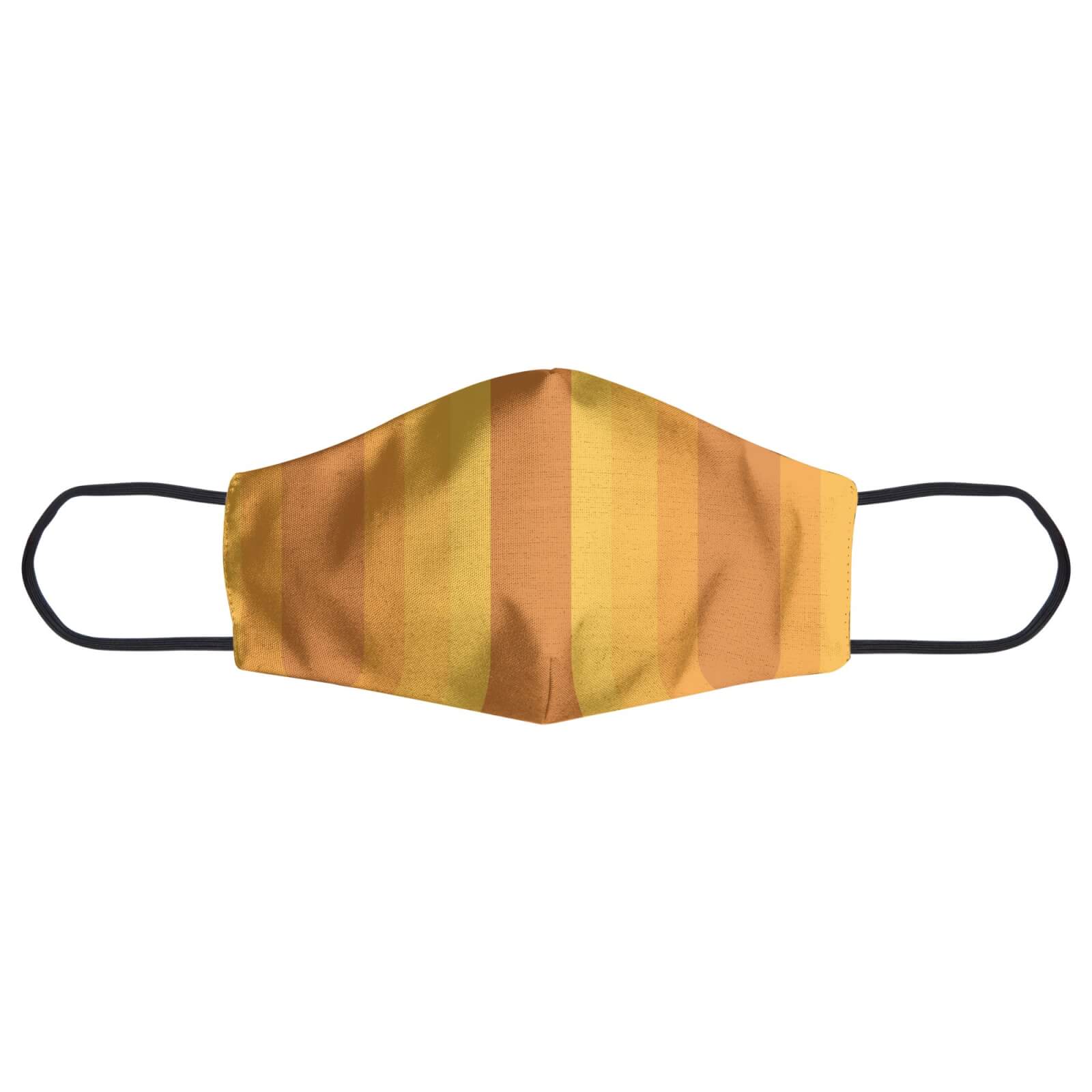 Yellow Groove Face Mask - L