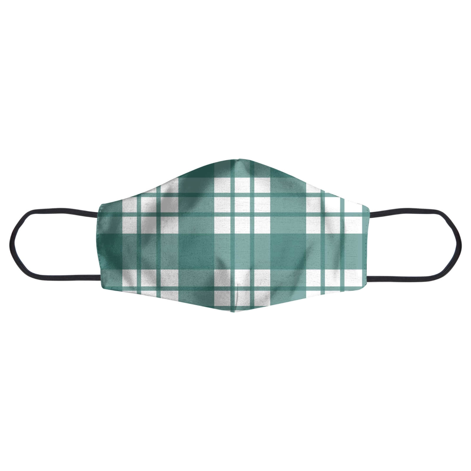 Tartan Green Face Mask - S