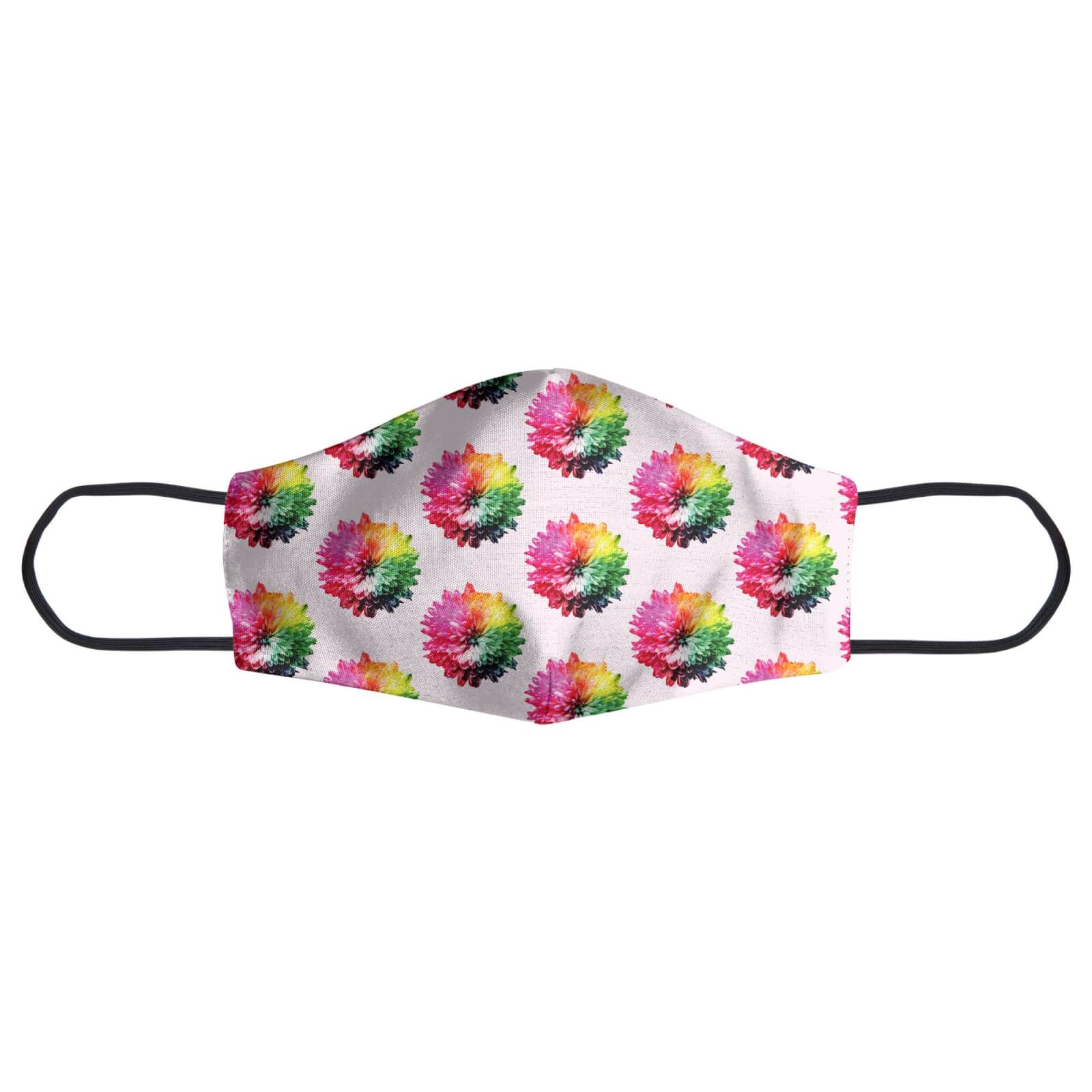 Fluro Flower Pattern Light Face Mask - S