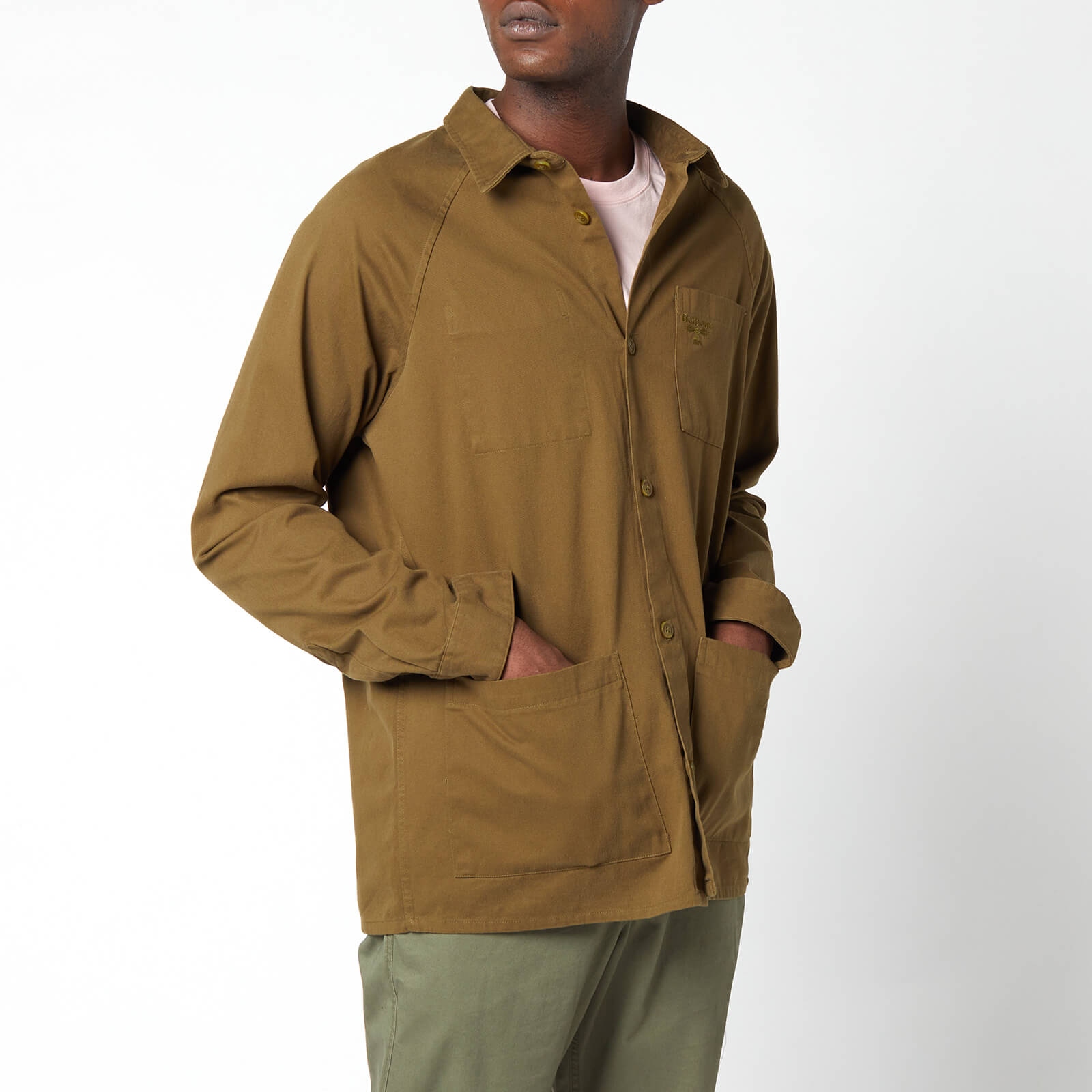 Barbour Beacon Men's Woods Overshirt - Uniform Green - S