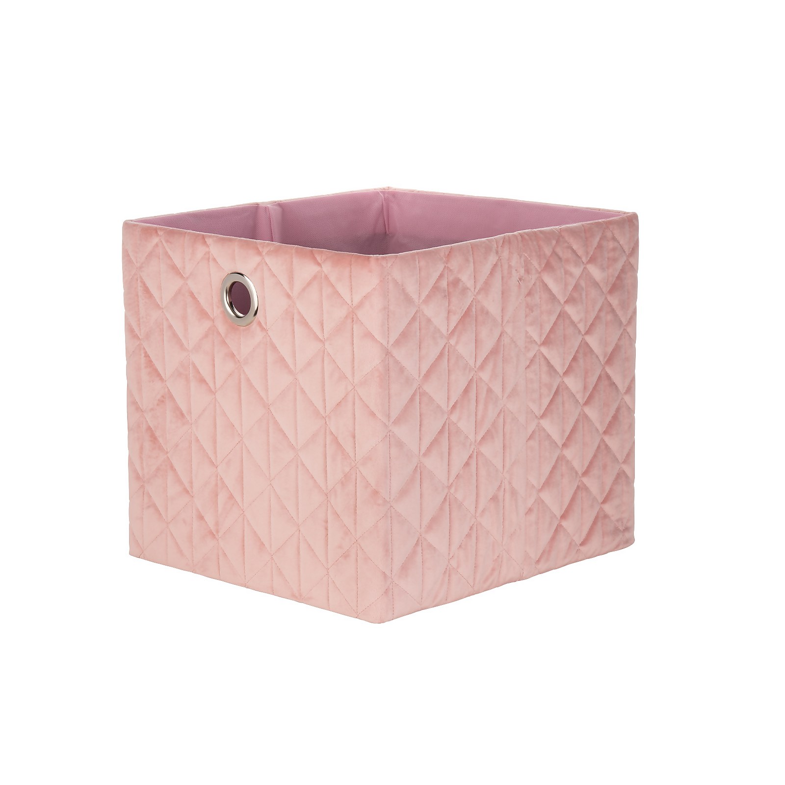 Photo of Living Elements Clever Cube Quilted Velvet Insert - Blush Pink