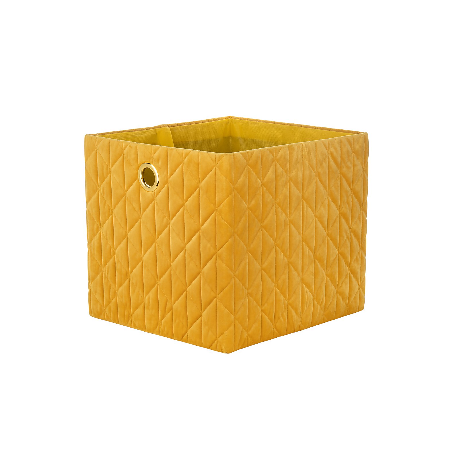 Photo of Living Elements Clever Cube Quilted Velvet Insert - Yellow