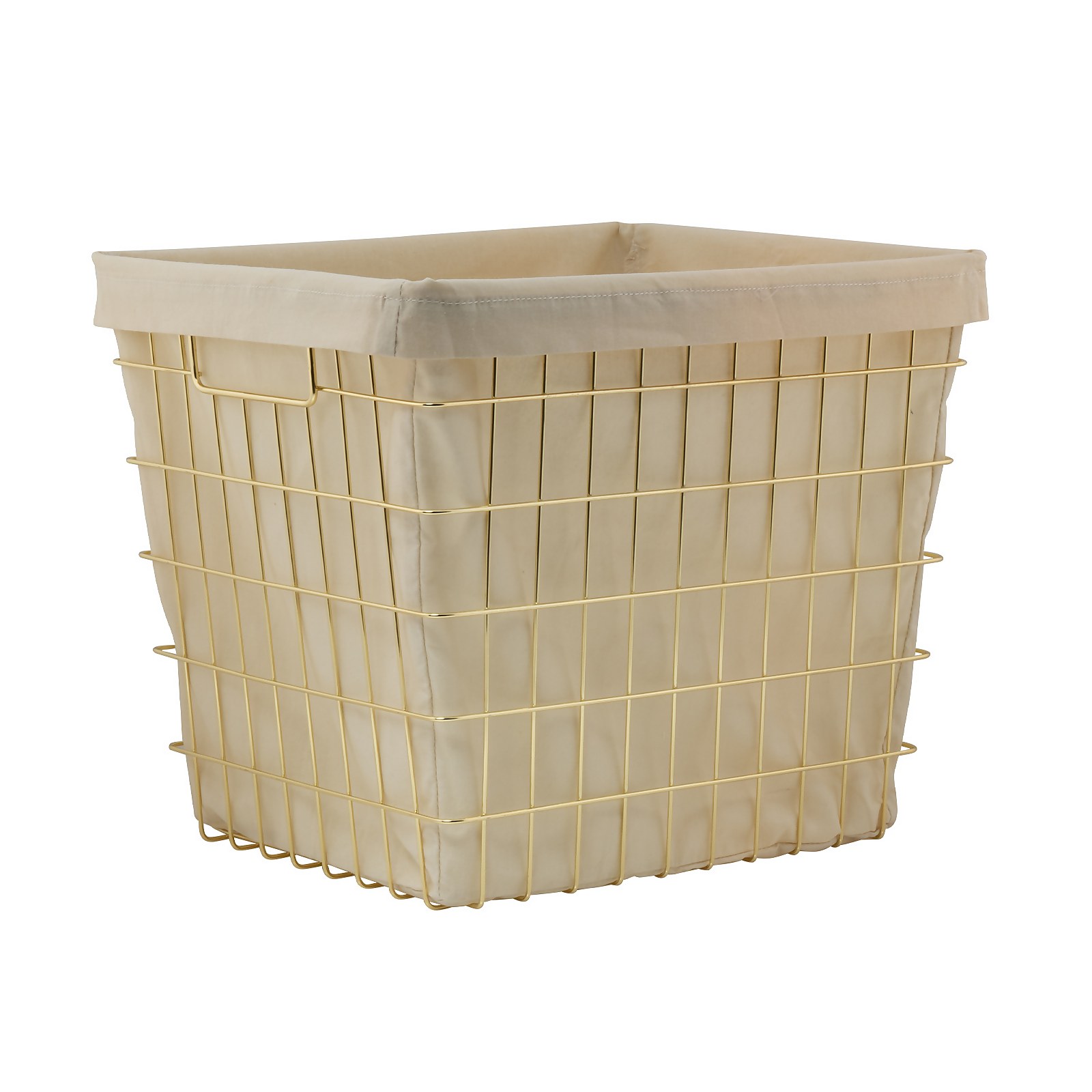Photo of Clever Cube Wire Insert Gold Storage Basket