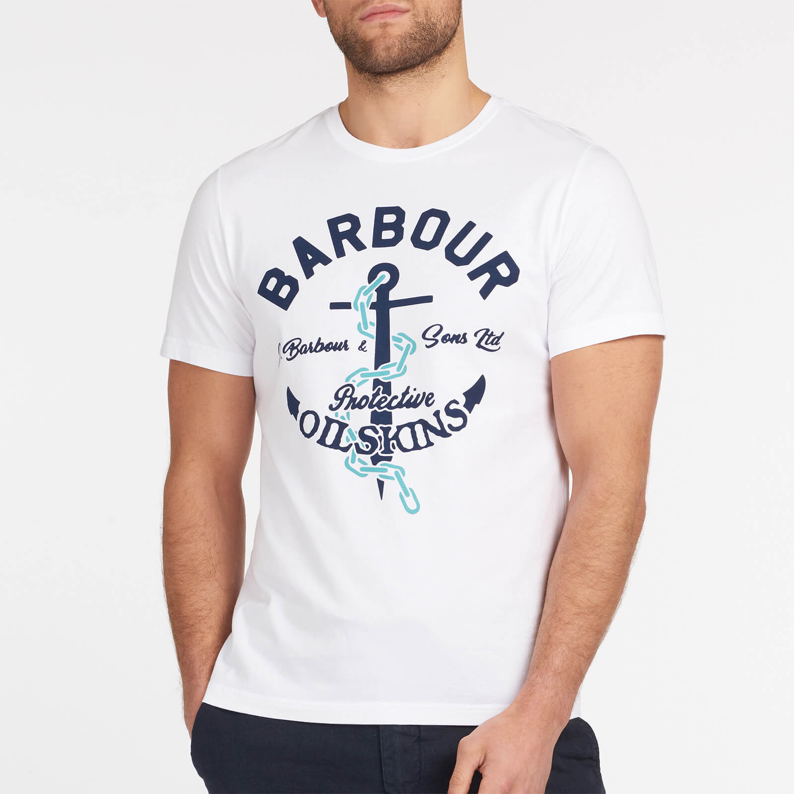 Barbour Men's Amble T-Shirt - White - S