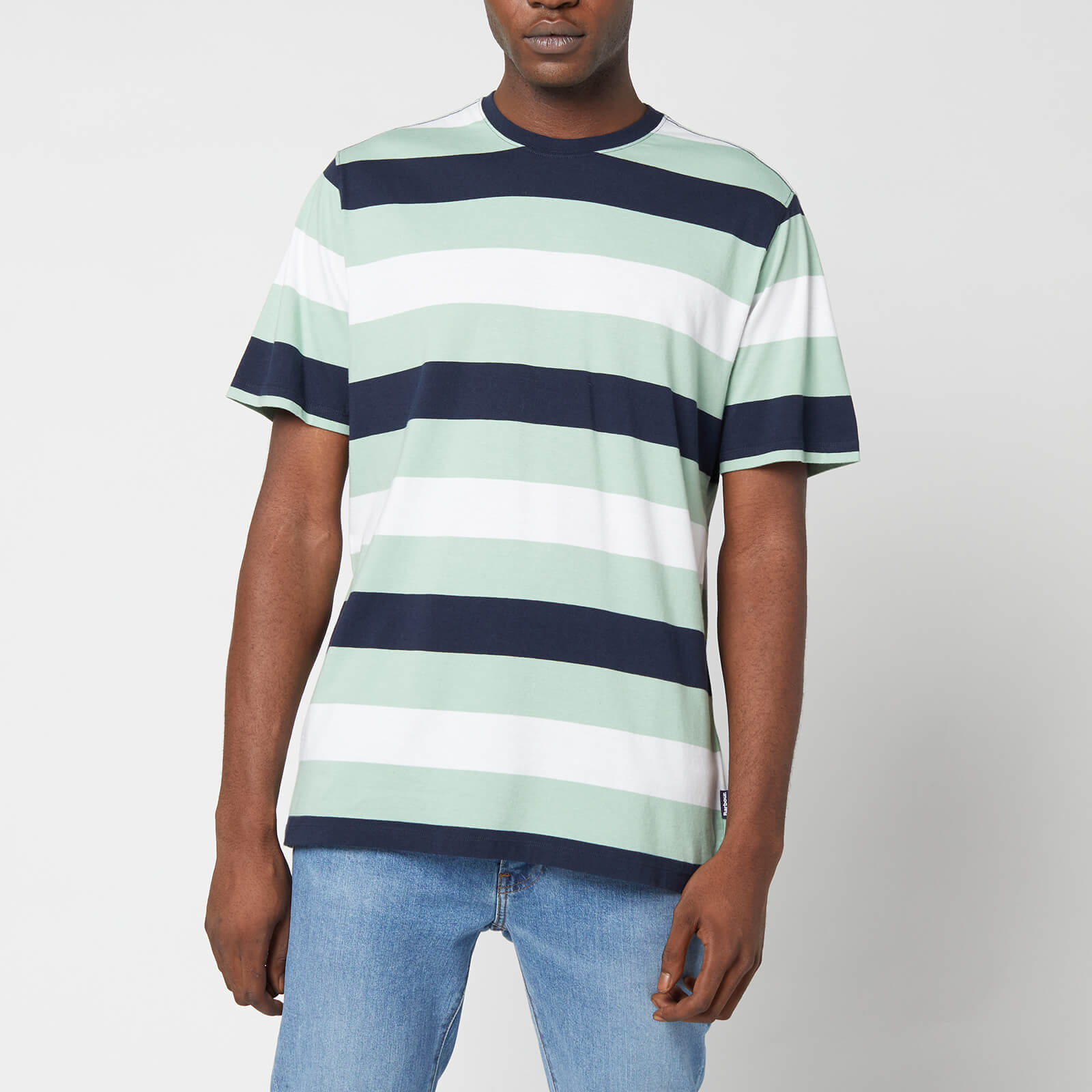 Barbour Men's Edwards Stripe T-Shirt - Navy - S