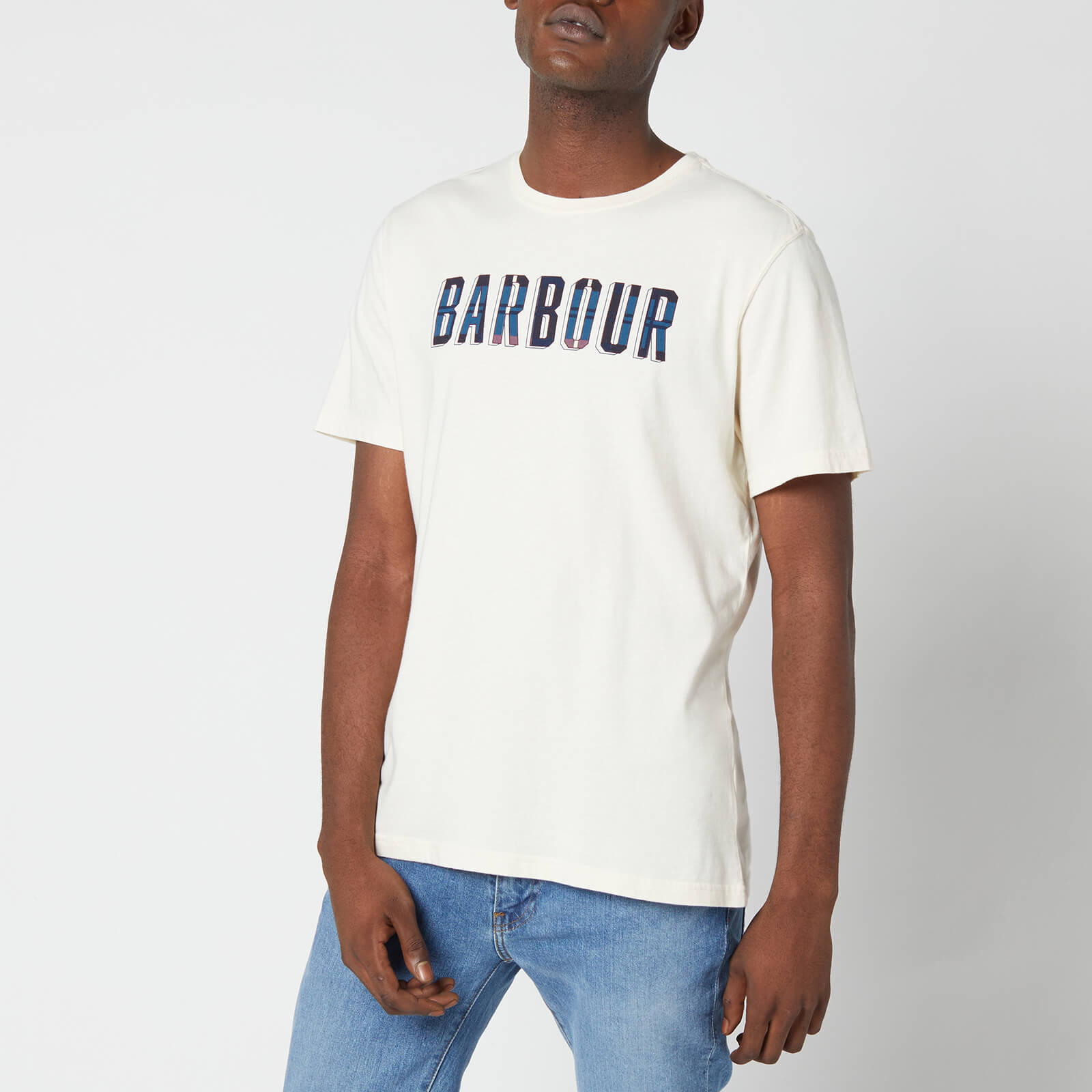 Barbour Men's Lomand Logo T-Shirt - Antique White - S