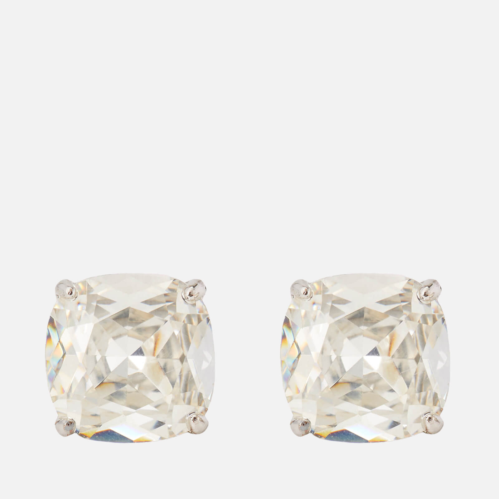 Image of Kate Spade New York Women's Small Square Studs - Clear