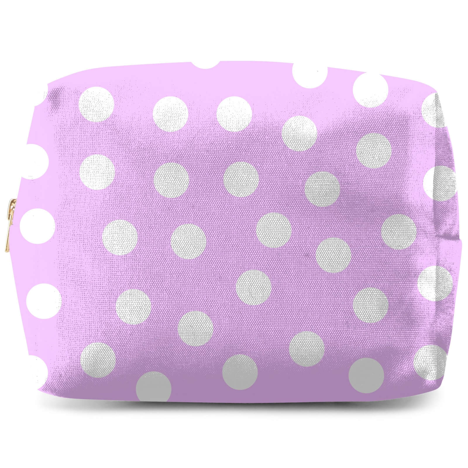 Light Pink Polka Dots Makeup Bag