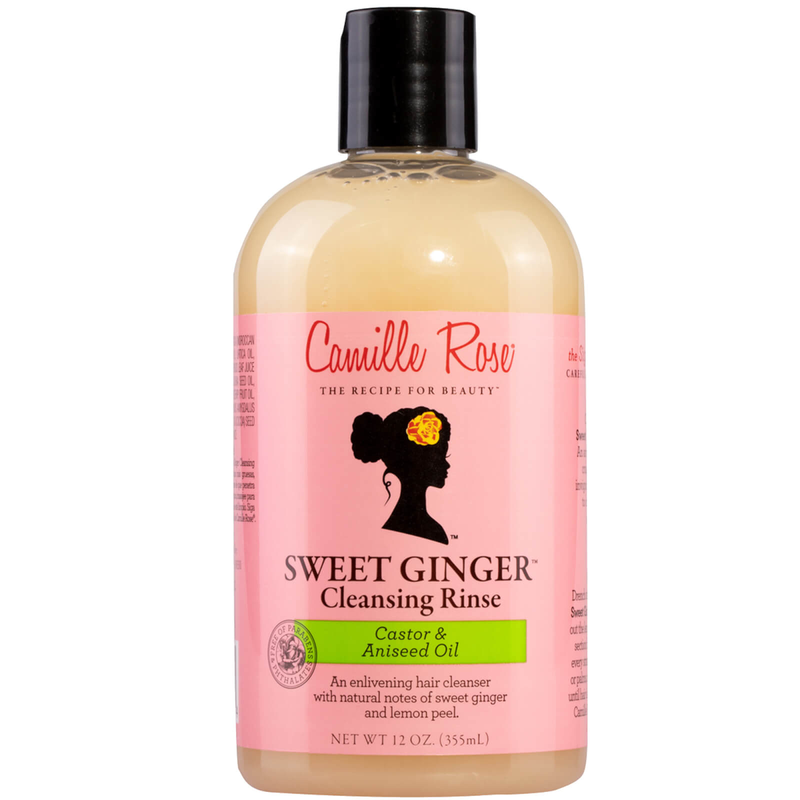 Camille Rose Naturals Sweet Ginger Cleansing Rinse Shampoo 355ml