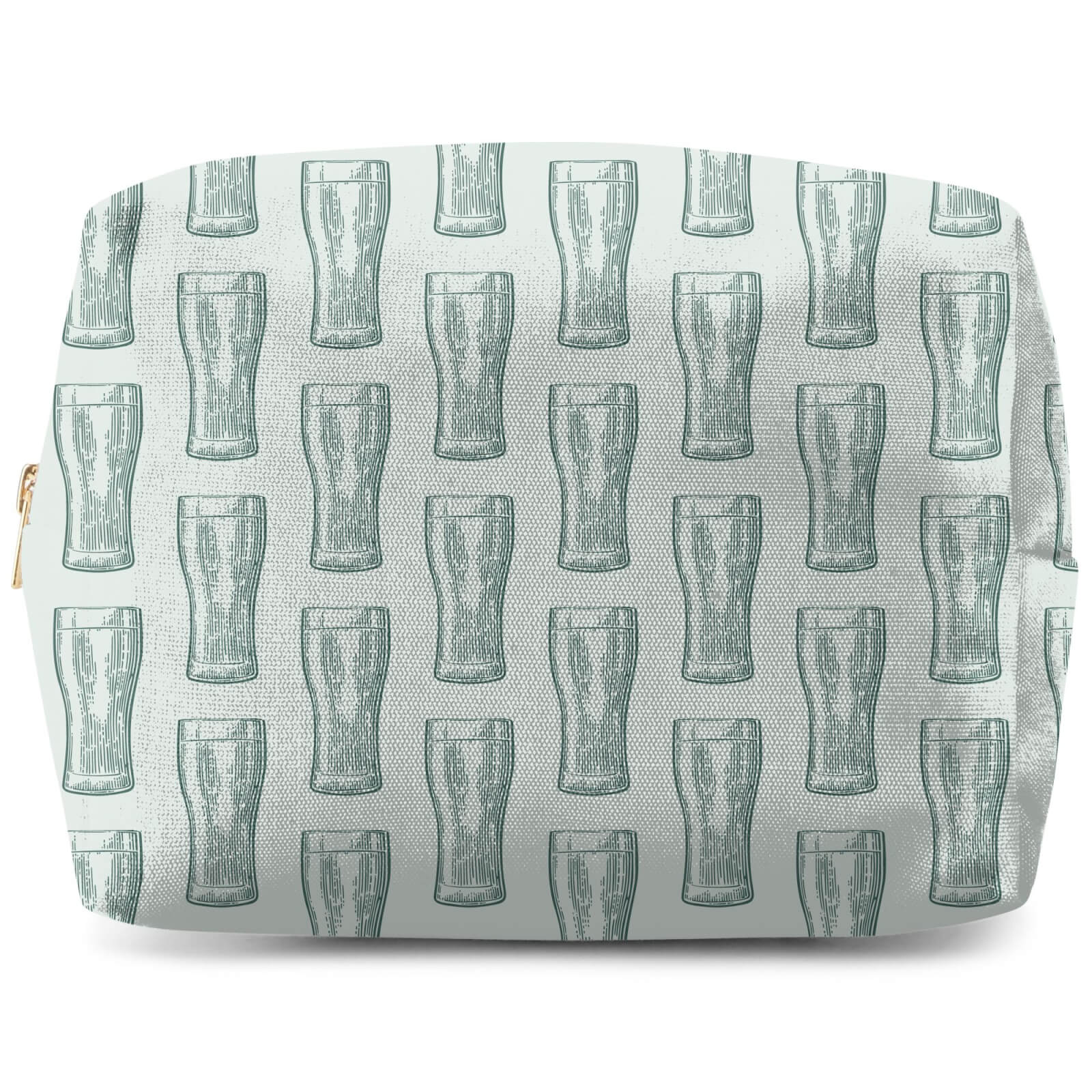Beer Glass Pattern Wash Bag