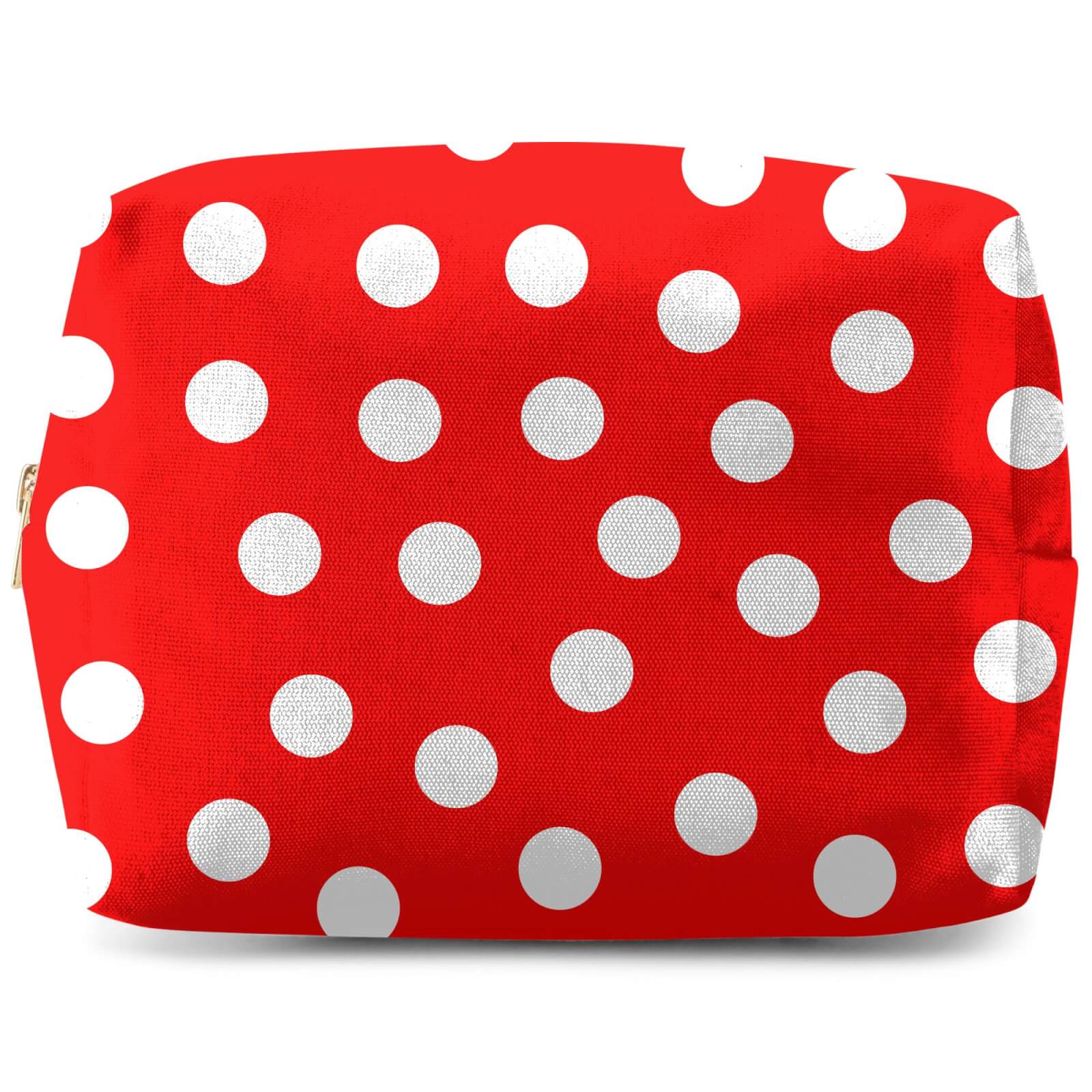 Red Polka Dots Wash Bag