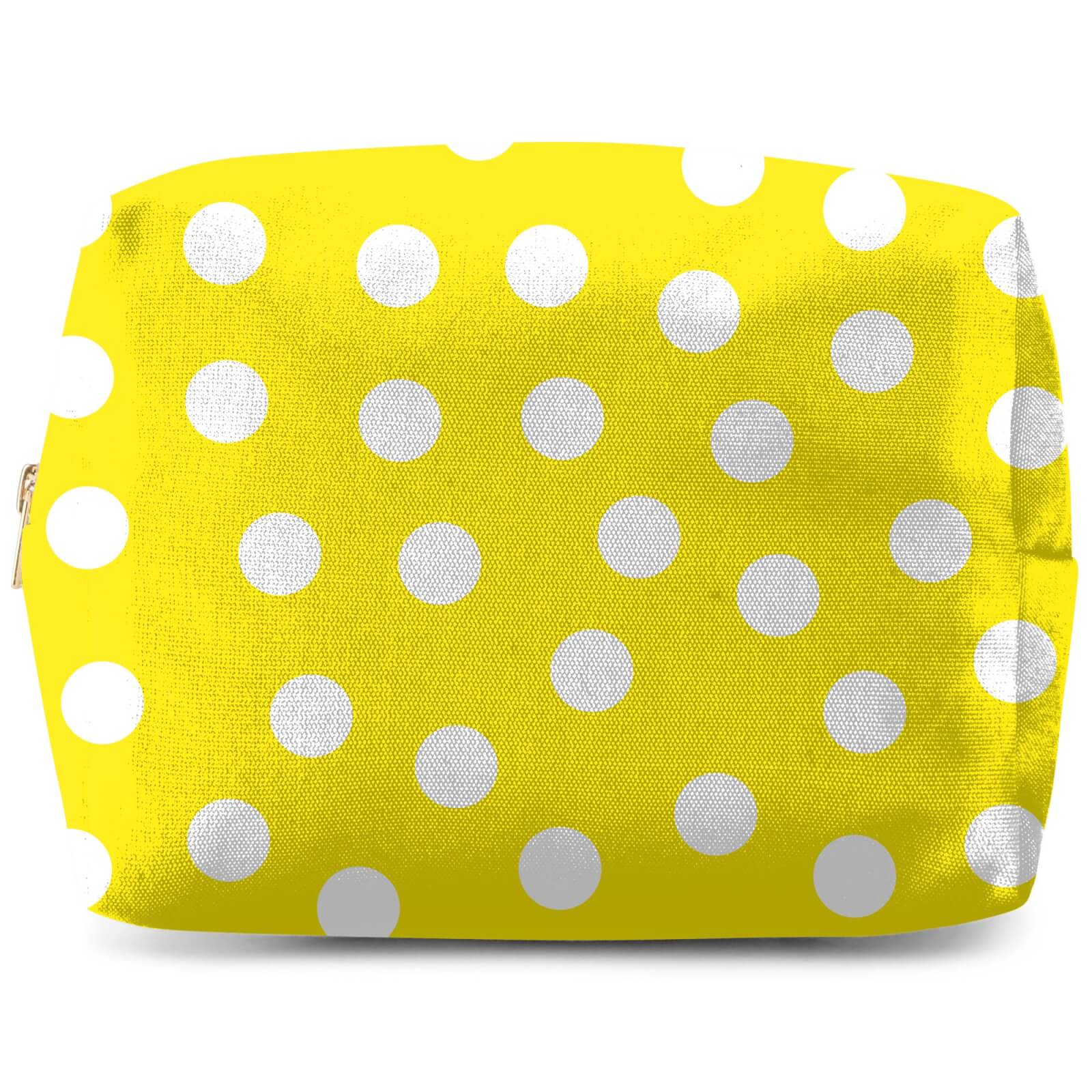 Yellow Polka Dots Wash Bag