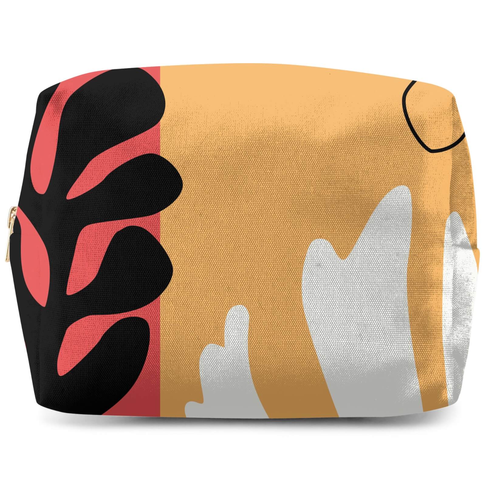 Abstract Warm Leaves Wash Bag