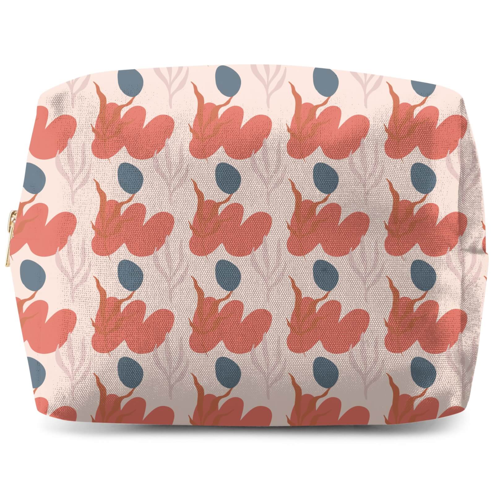 Small Abstract Leaves Wash Bag