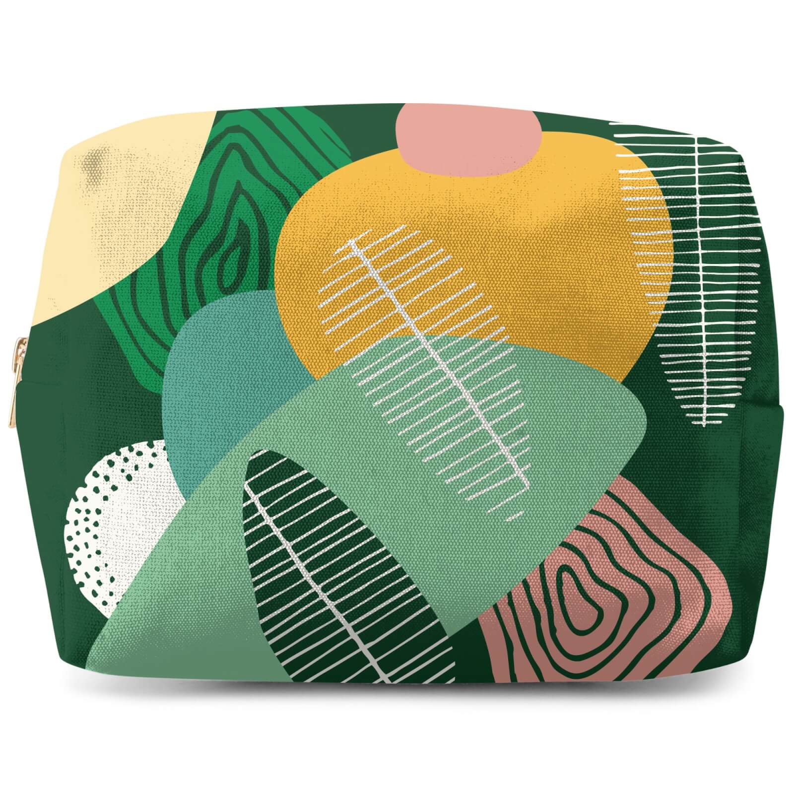 Abstract Leaves Wash Bag
