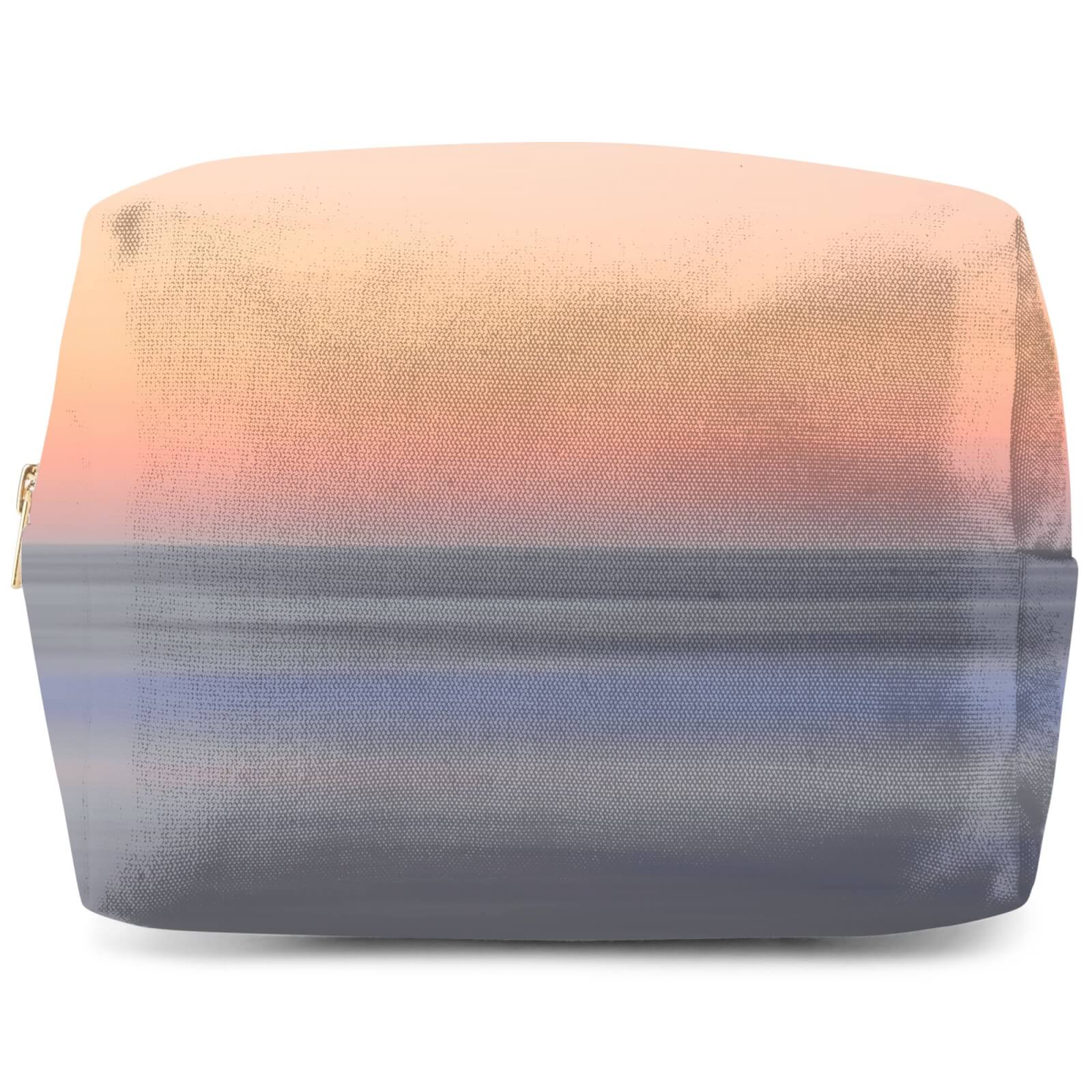 Sunset Orange Blue Wash Bag