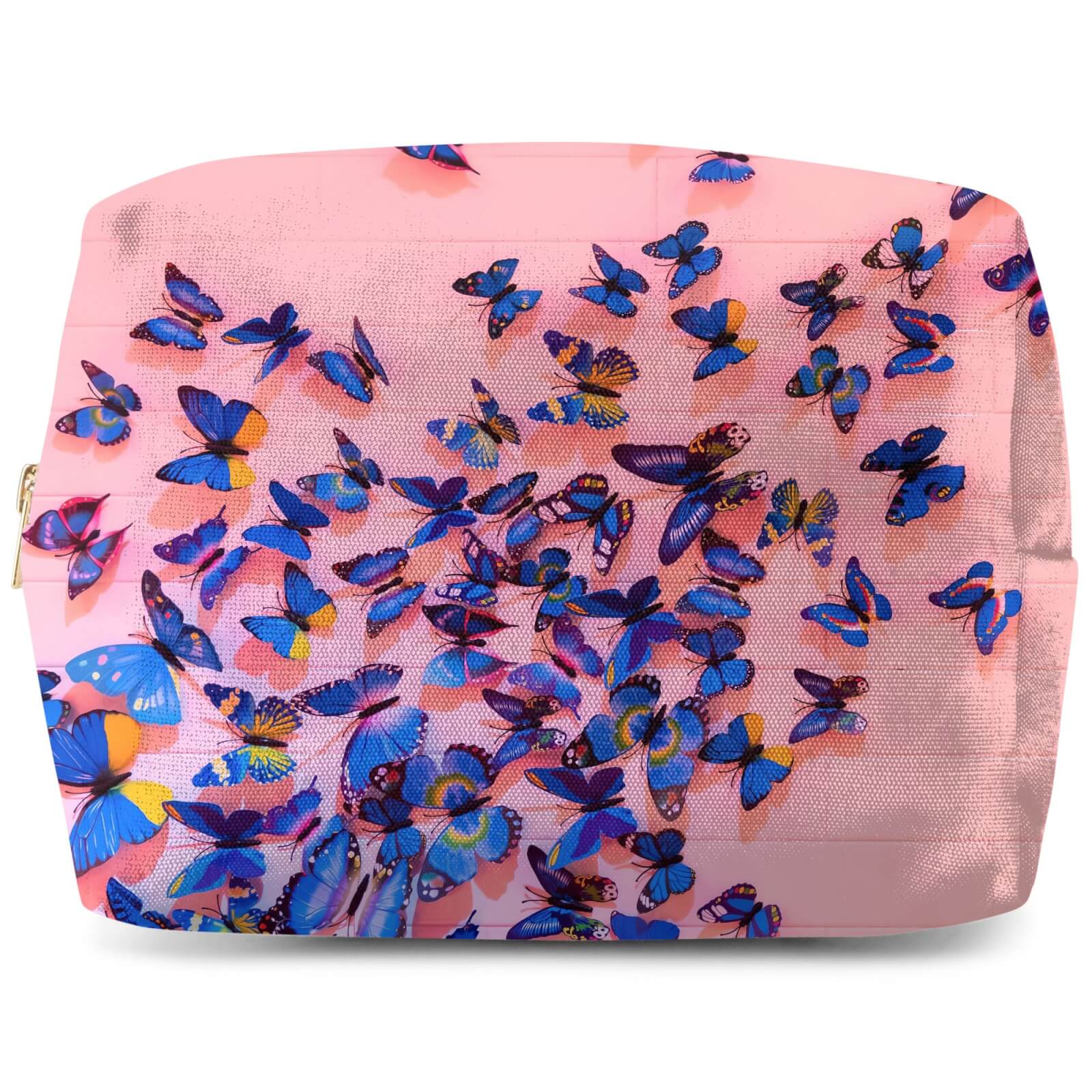 Girly Butterfly Crowd Wash Bag