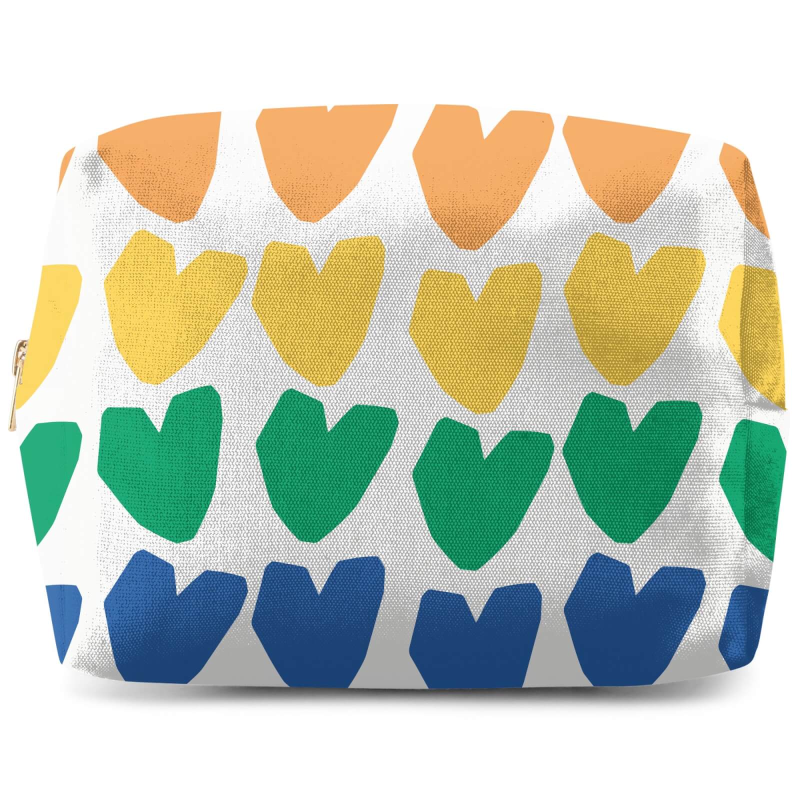 Rainbow Hearts Wash Bag