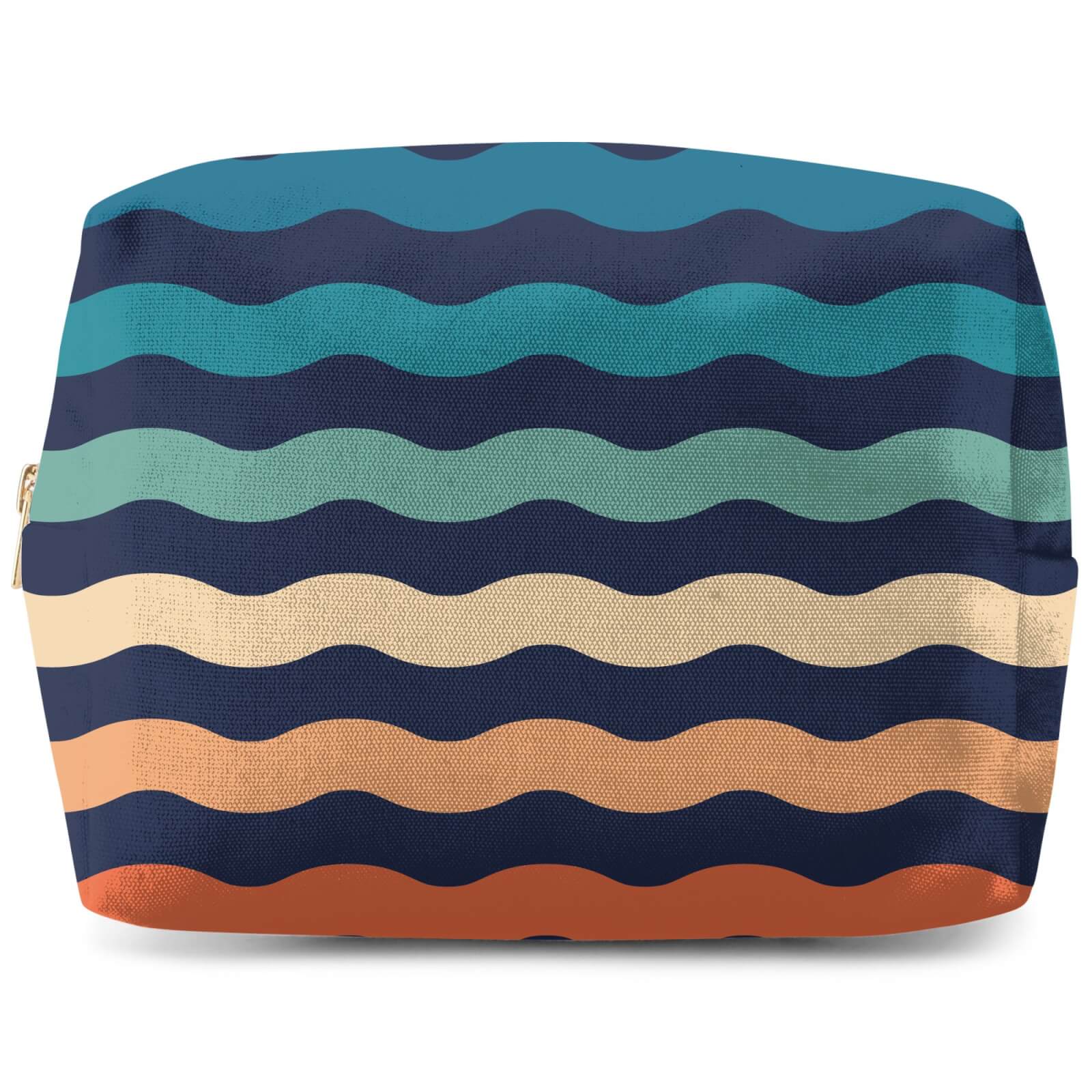 Rainbow Wave Wash Bag