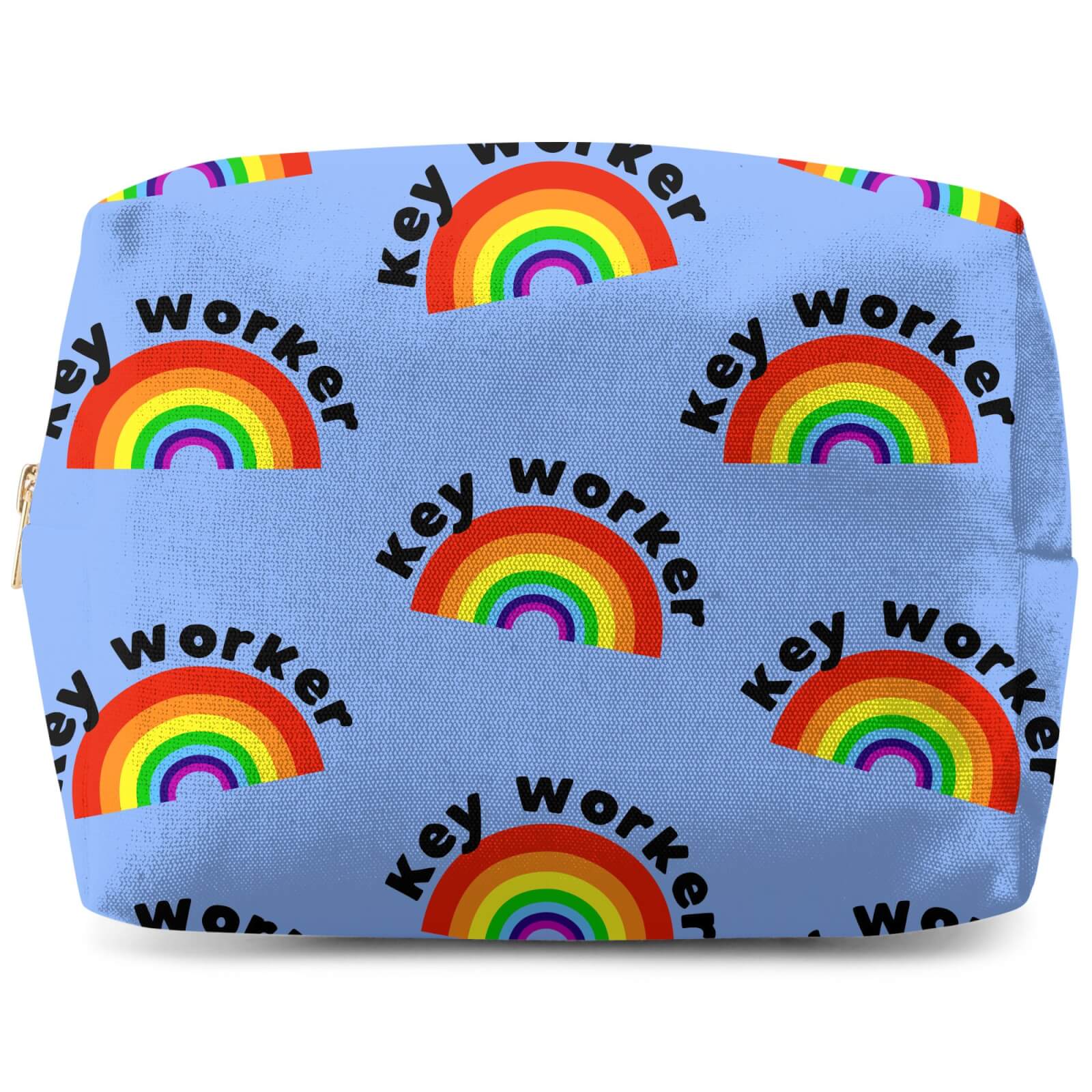 Key Worker Rainbow Wash Bag