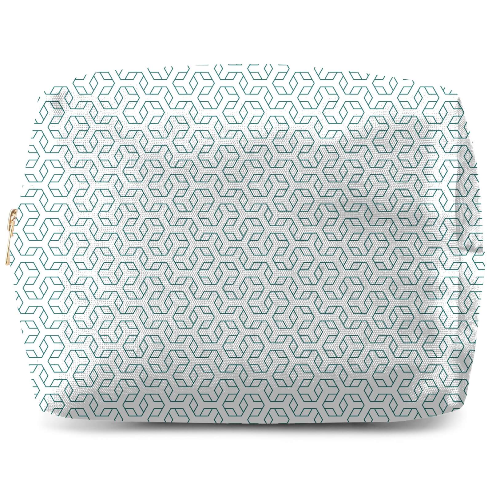 Linear Hexagon Wash Bag