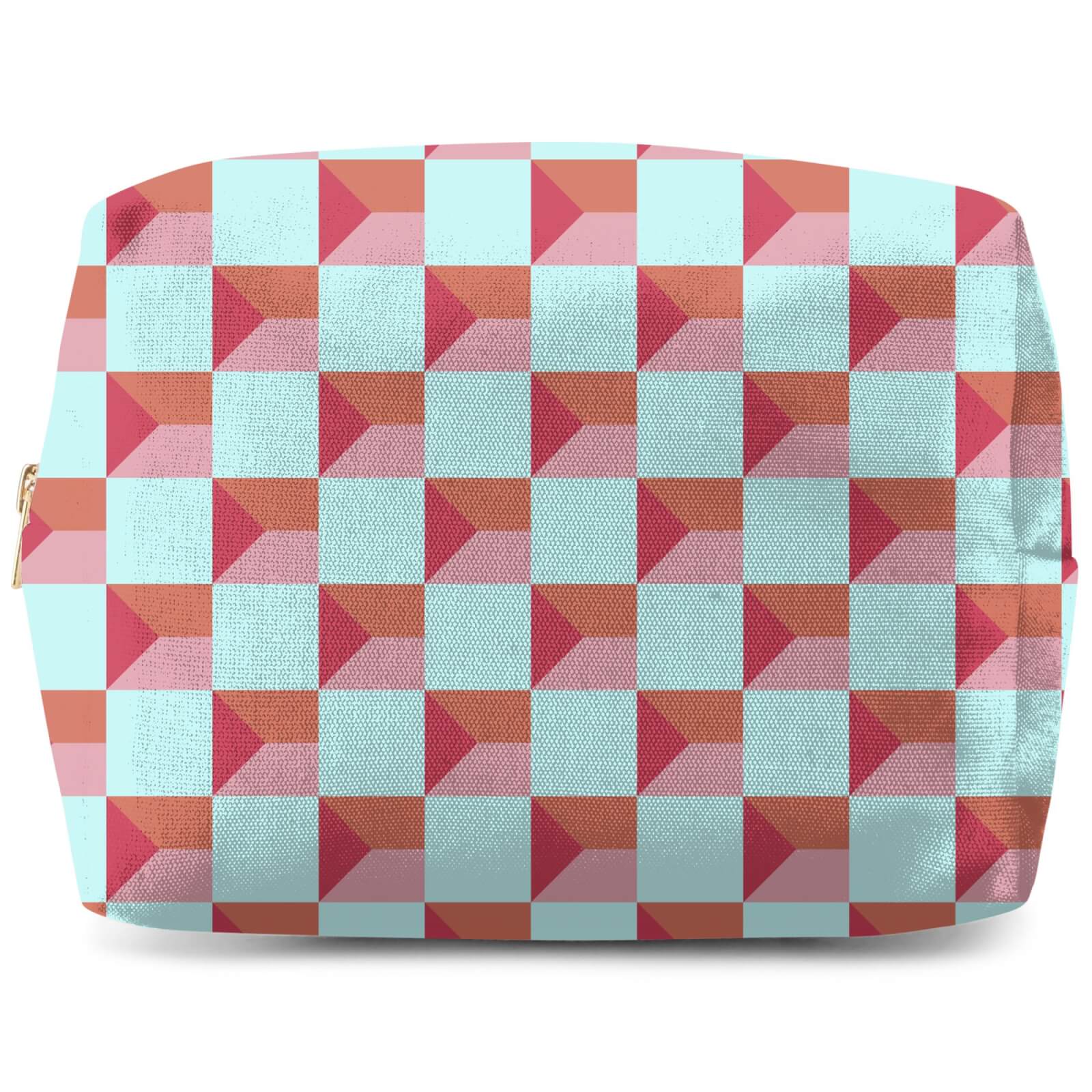 Colourful Check Wash Bag