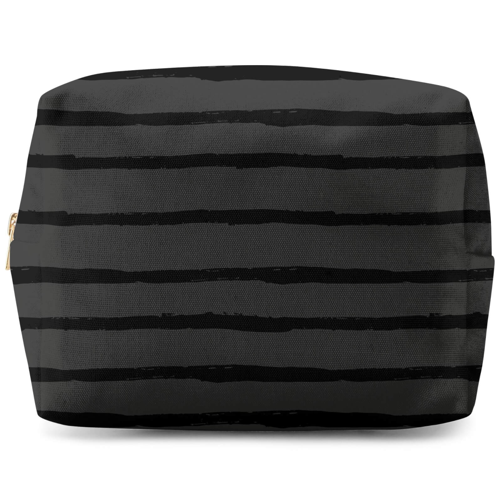 Inky Horizontal Stripes Wash Bag